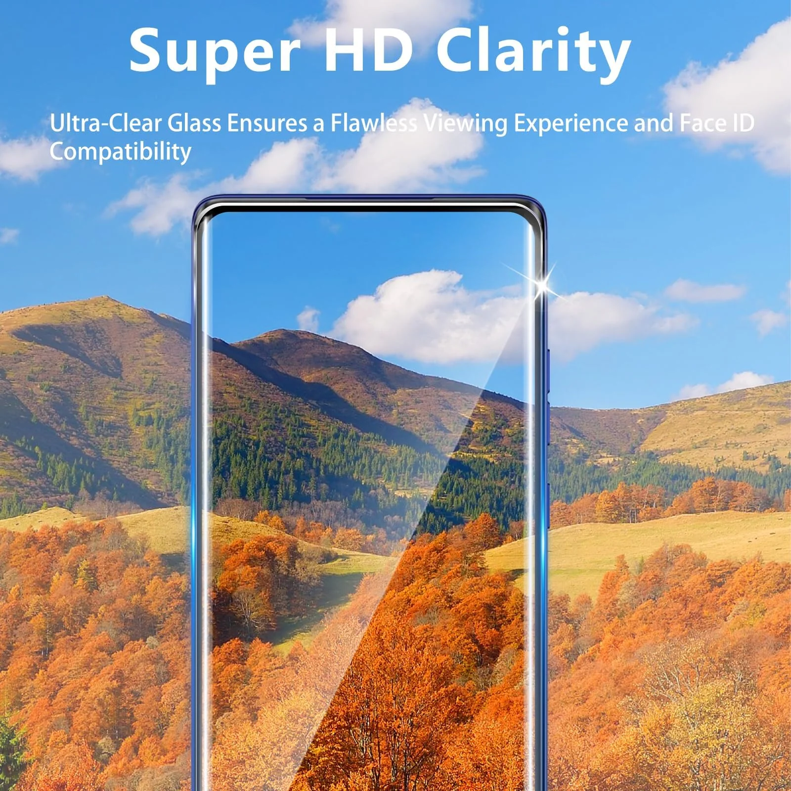 DL3 Mobilak Screen Protector for Motorola Moto G85 5G / Motorola Edge 50 Fusion, Tempered Glass Screen Saver Premium HD Protective, Scratch Resistant, NO-Bubble, 9H Hardness, Full Coverage Film - Clear