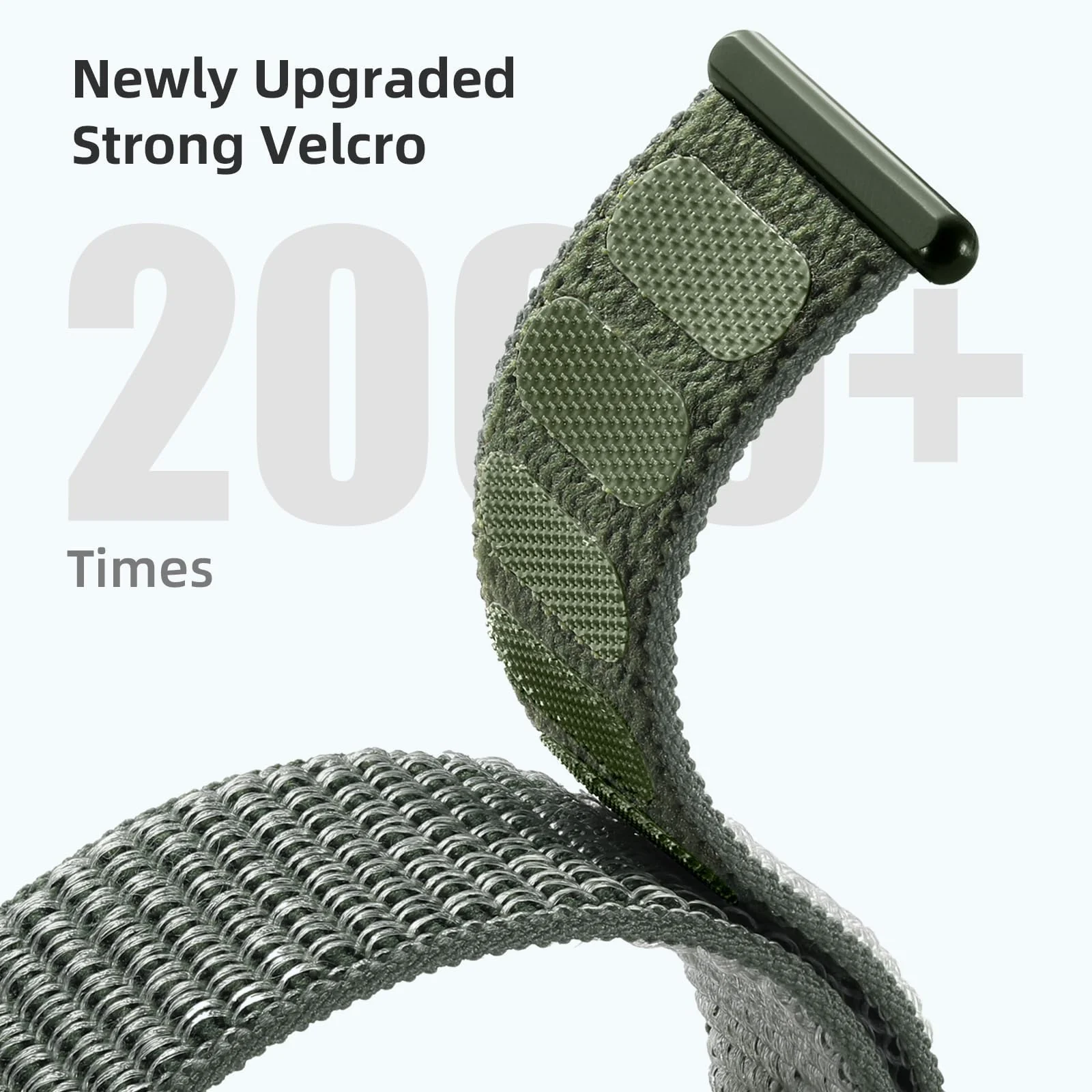 DL3 Mobilak Nylon Strap for Redmi Watch 4/Redmi Watch 5/Xiaomi Smart Band 8 Pro/Band 9 Pro, Men and Women Breathable Elastic Bracelet, Adjustable Straps Replacement Band Sport Watchband - Dark Olive