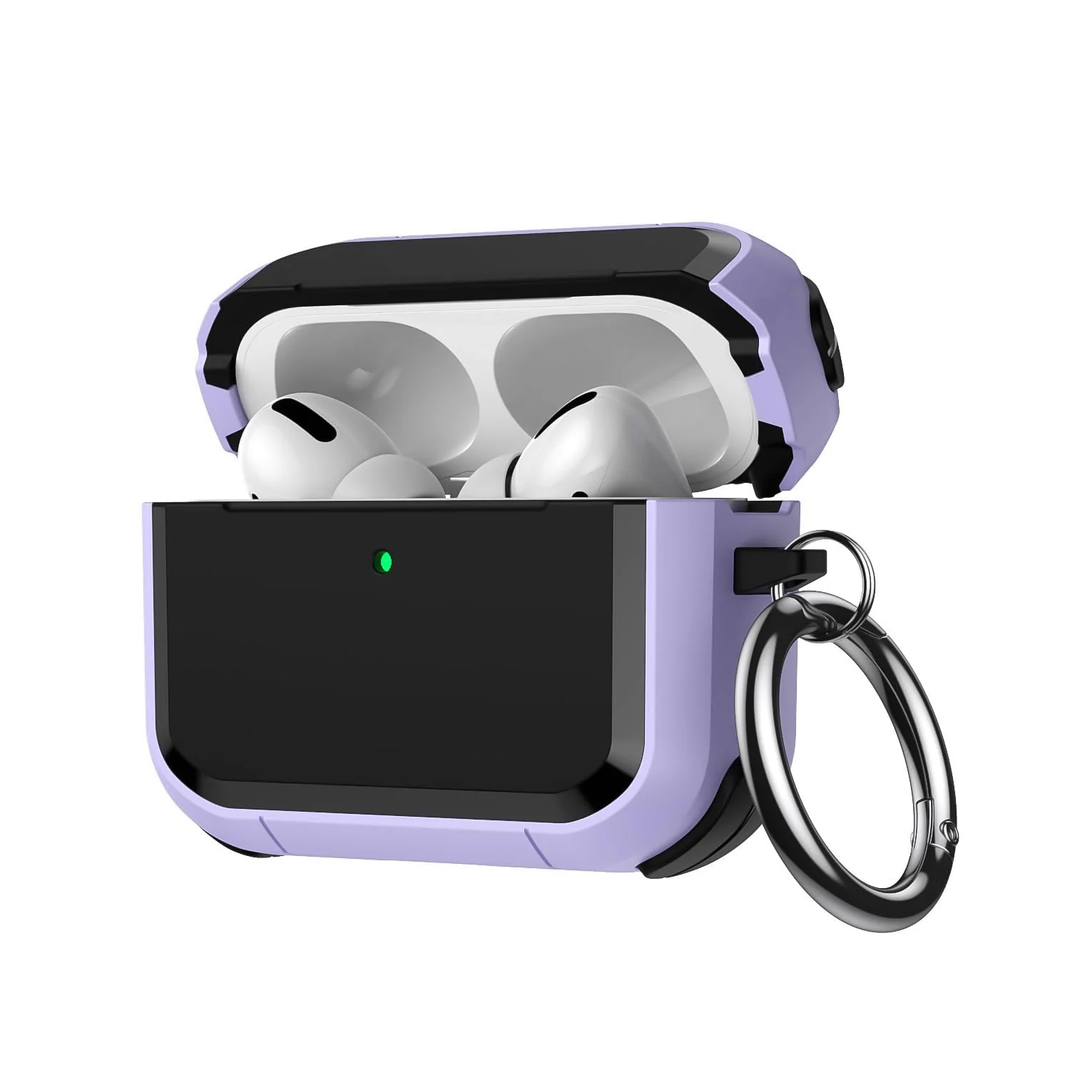 DL3 Mobilak for AirPods Pro 3 Case Cover, Military TPU Full Body Protective Case Shockproof for Apple AirPod Pro 3nd Generation Wireless Charging Case with Carabiner Designed
