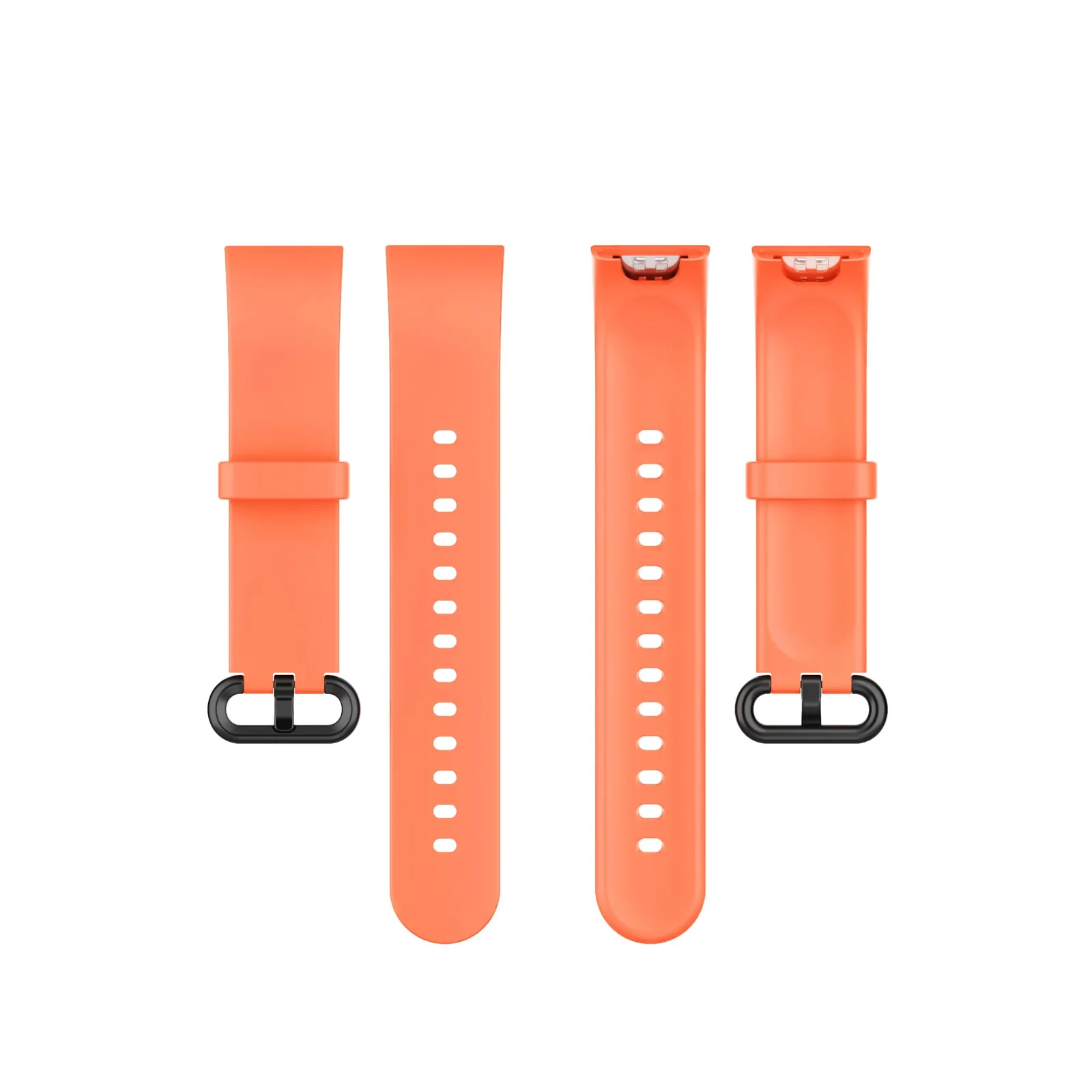 DL3 Mobilak Smart Watch Strap for Xiaomi Mi Watch Lite, Sport Silicone Watch Band Wrist Strap, Replacement Bracelet Wristband Wrist Strap for Xiaomi Mi Watch Lite/Redmi Watch Accessories - Neon Orange