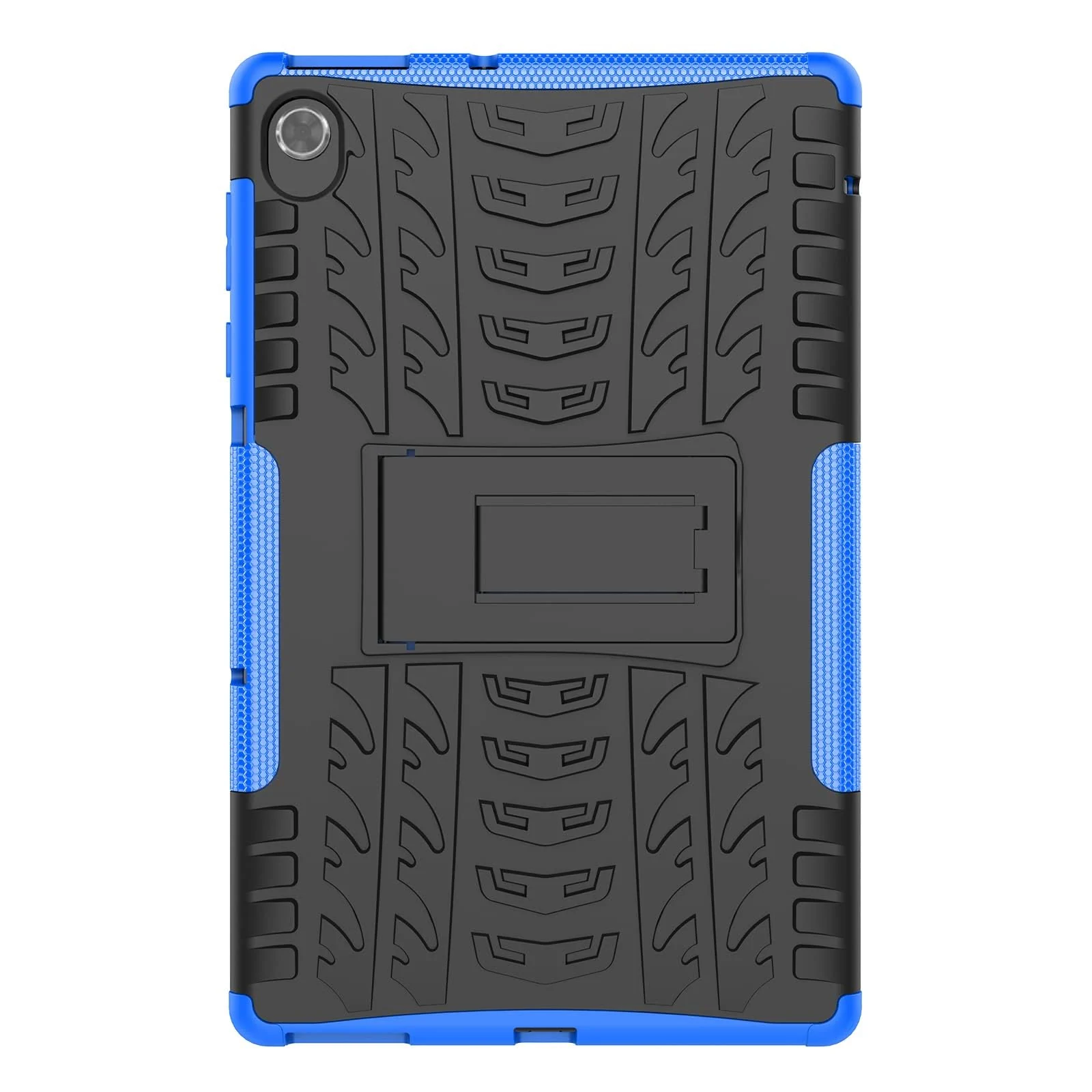 "DL3 Mobilak Case For Lenovo Tab M10 FHD Plus 10.3"" [2nd Gen] 2020 (TB-X606F/X) / K10 2021 (TB-X6C6F), Hybrid Rugged Armor Heavy Duty 2 in 1 TPU + PC Dual Layer Shockproof Case with Kickstand - Blue"