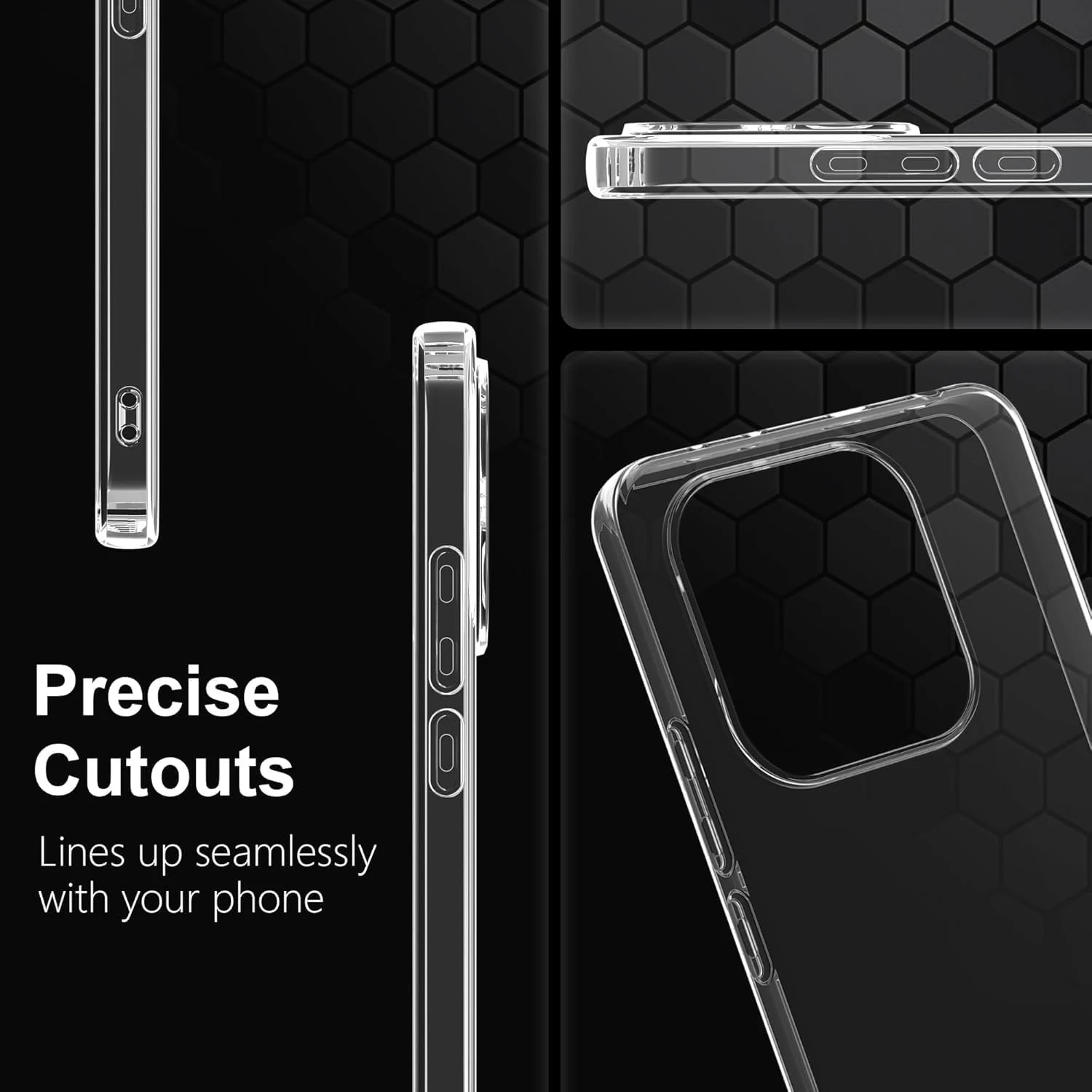 DL3 Mobilak Protective Case Compatible with Xiaomi Redmi Note 14 4G (Not 5G) Cover, Mobile Phone Case Thin Soft Silicone Anti-Yellow Protective Case - Clear