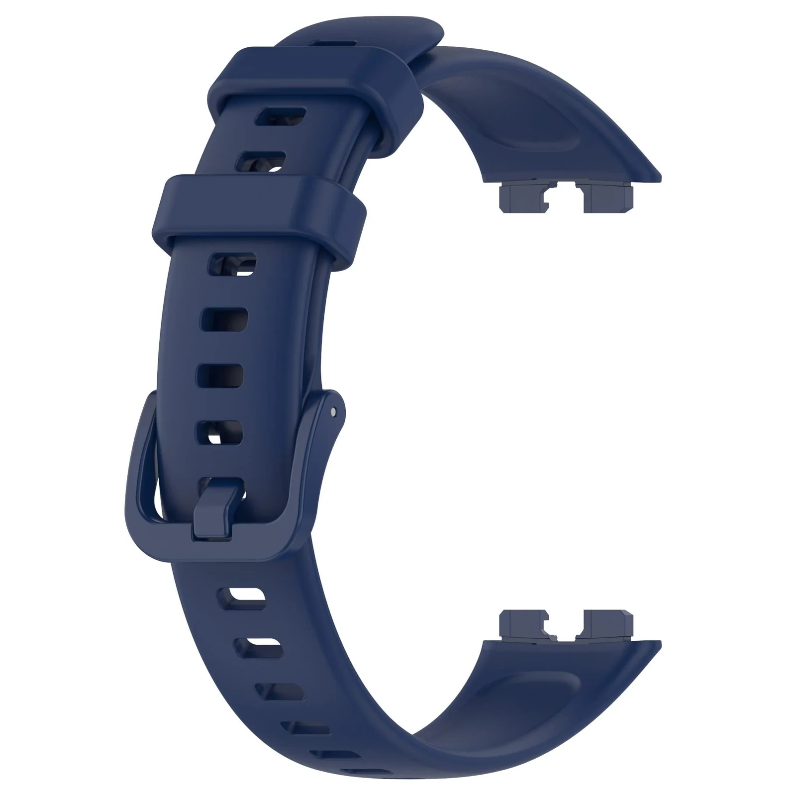DL3 Mobilak Silicone Bracelet for Huawei Band 9/8, Soft Sport Replacement Strap, Adjustable Waterproof for Women/Men - Blue