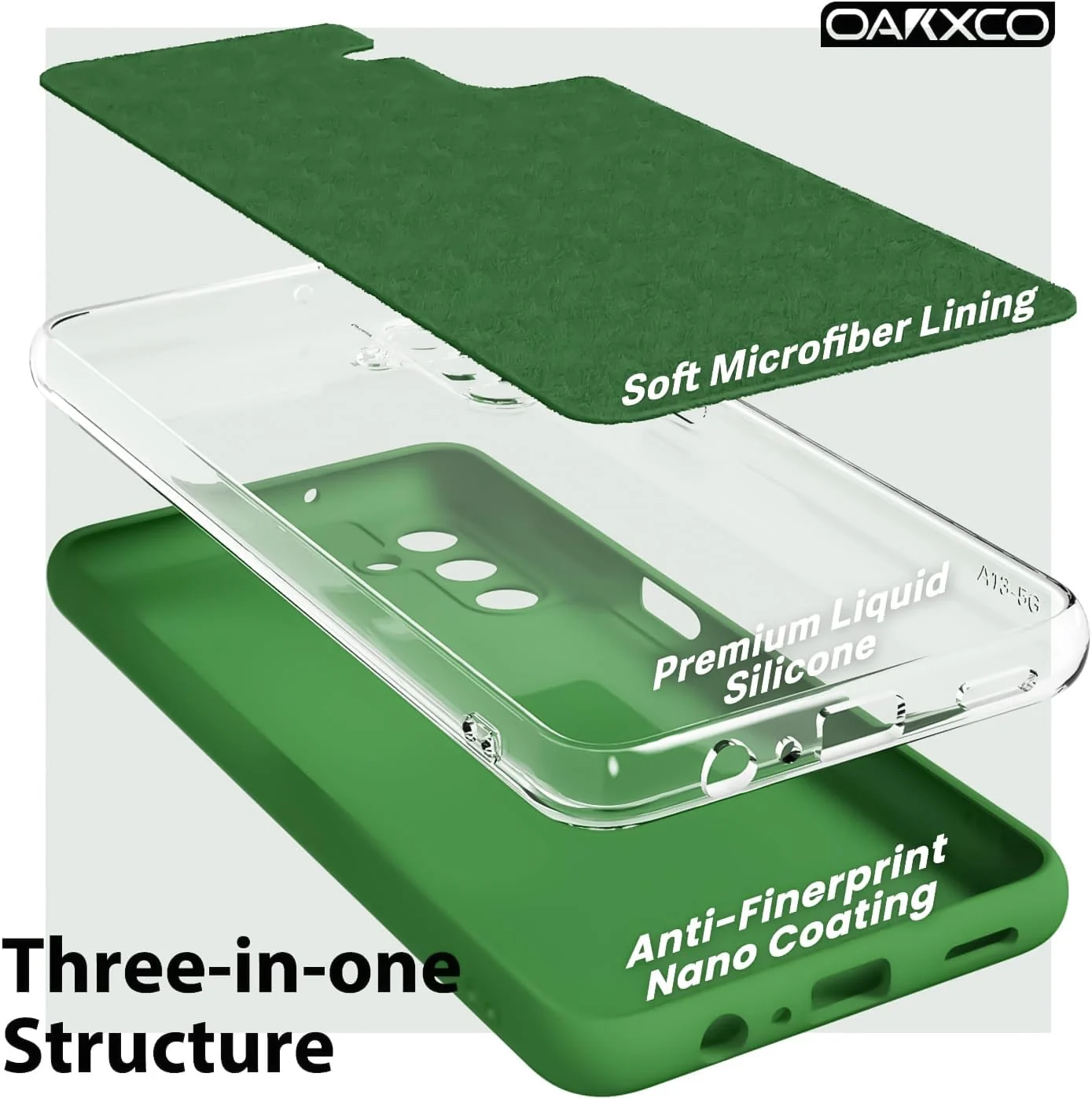 DL3 Mobilak Silicone Protective Case for Samsung Galaxy A35, Shock-absorbing protection, Scratch-resistant surface, Soft microfiber lining - Neon Green