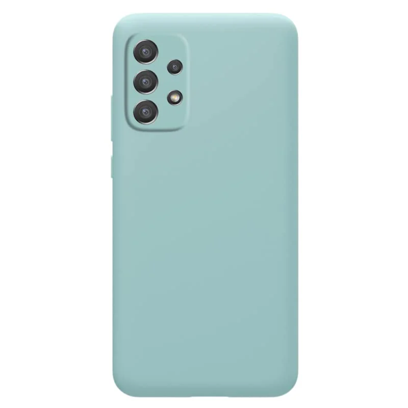 Dl3 Mobilak Samsung Galaxy A23 Case,Soft Flexible Silicone Gel Rubber Bumper Cover,Slim Fit Full Body Shockproof Protective Phone Case (Baby Blue)
