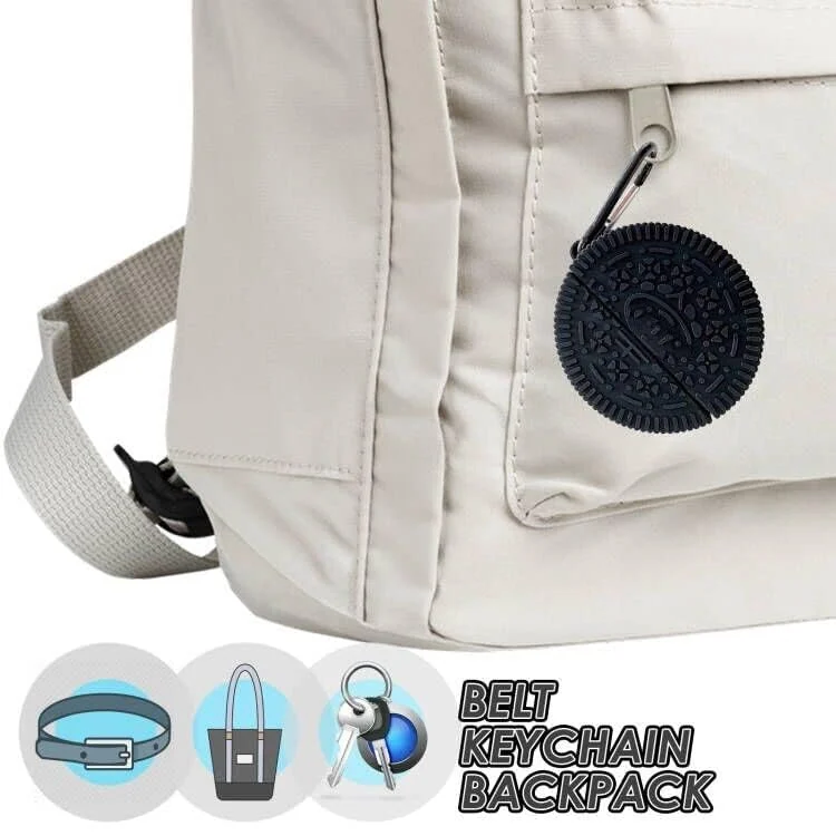 DL3 Mobilak For AirPods Pro Case Soft Silicone Shockproof Cover for Apple AirPods Pro, New 3D Cute Cartoon Creative Fun Case Skin with Keychain Design for AirPods Pro Charging Case 2019 - Oreo