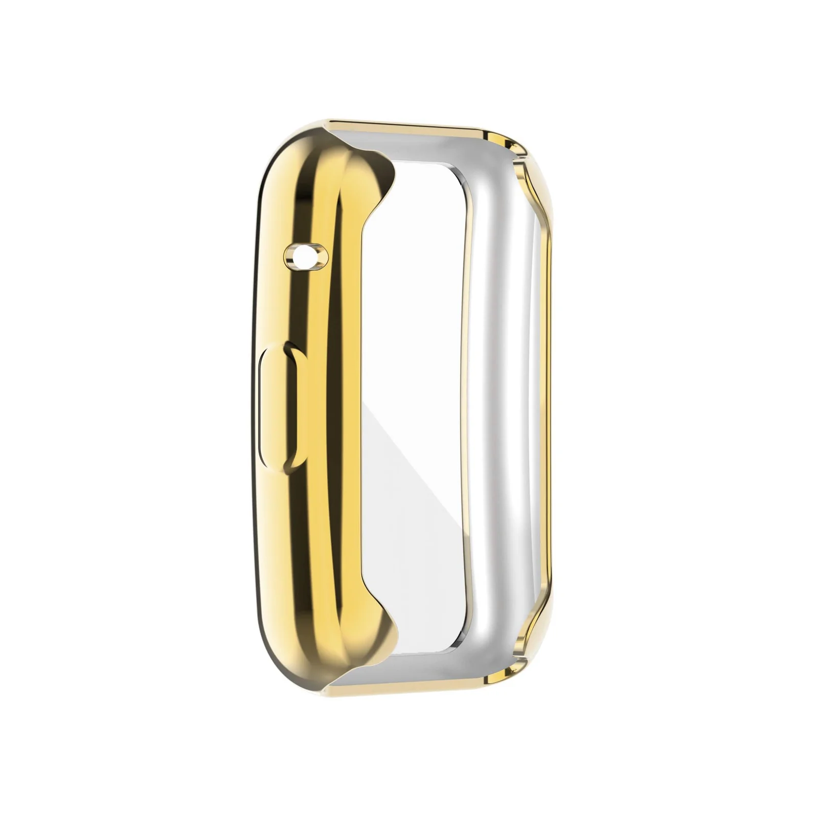DL3 Mobilak Case Compatible with Huawei Watch Fit Case All-Around Screen Protector Watch Soft TPU Shockproof Cover Slim Guard Thin Bumper Shell Protector - Gold