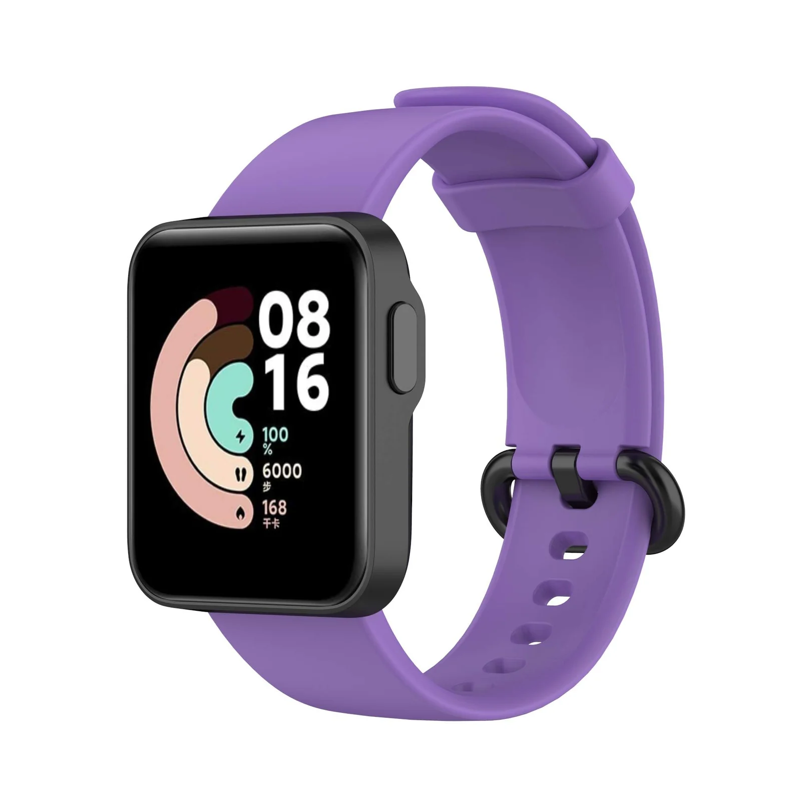 DL3 Mobilak Smart Watch Strap for Xiaomi Mi Watch Lite, Sport Silicone Watch Band Wrist Strap, Replacement Bracelet Wristband Wrist Strap for Xiaomi Mi Watch Lite/Redmi Watch Accessories - Purple