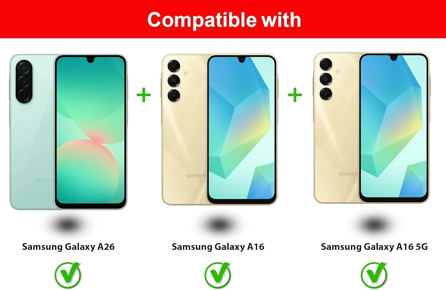 DL3 Mobilak for Samsung Galaxy A26 Tempered Glass Screen Protector, 9H Hardness Anti-Scratch Tempered Glass flim, Case Friendly, Anti-Scratch - Clear