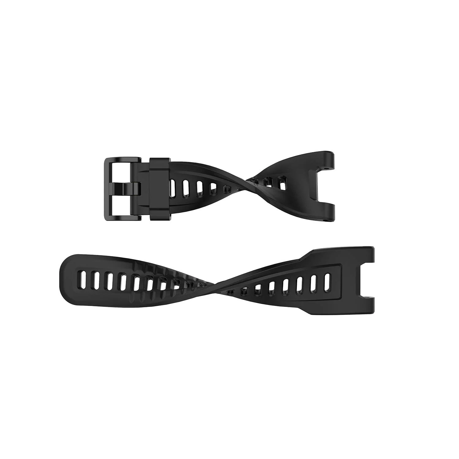 DL3 Mobilak Band Compatible with Amazfit T-Rex/T-Rex Pro Band Soft Silicone Wristbands Replacement Bracelet for Amazfit T-Rex/T-Rex Pro Sport Strap Smart Watch Accessories-with Install Tools - Black