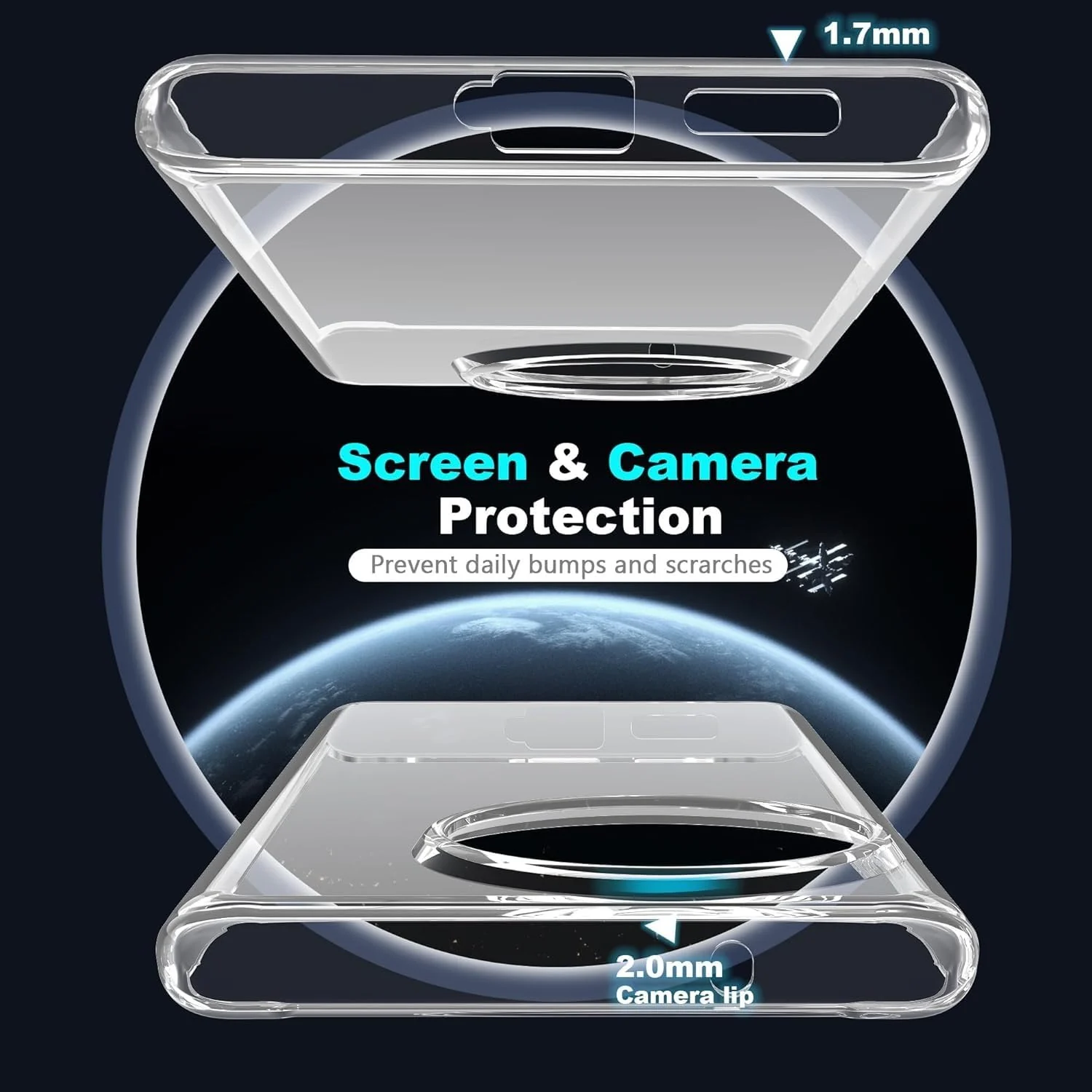 DL3 Mobilak Protective Case Compatible with vivo V40 Lite 4G/5G Cover, Mobile Phone Case Thin Soft Silicone Anti-Yellow Protective Case - Clear