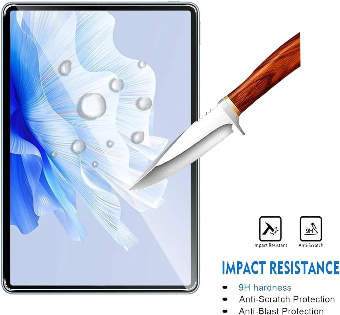 "DL3 Mobilak Screen Protector For Huawei Matepad Air 11.5/Matepad Air 11.5"" S Tablet Tempered Glass Film [HD Crystal ] [Easy Installation] [Scratch Resistant] [9H Hardness] - Clear"