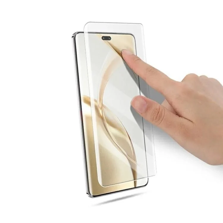 DL3 Mobilak Li-to Screen Protector Honor 200 [Liquid UV Tempered Glass] Full Screen adhesive [Sensitive Touch][Fingerprint Sensor Compatible] HD - Clear