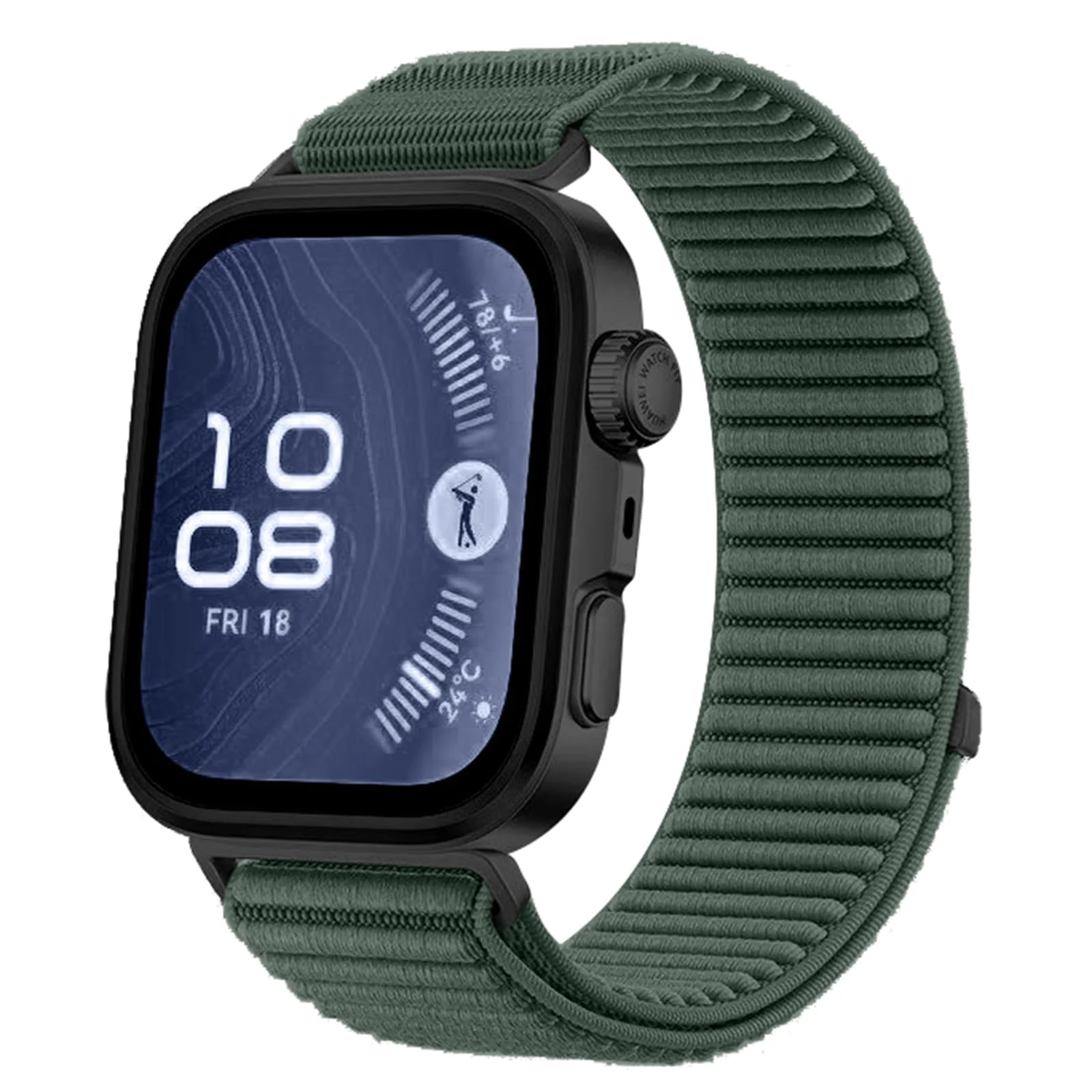 DL3 MOBILAK Elastic Nylon Watch Strap for Huawei Watch Fit 3 / Fit 4 / Fit 4 Pro / Fit 5 / Fit 5 Pro
