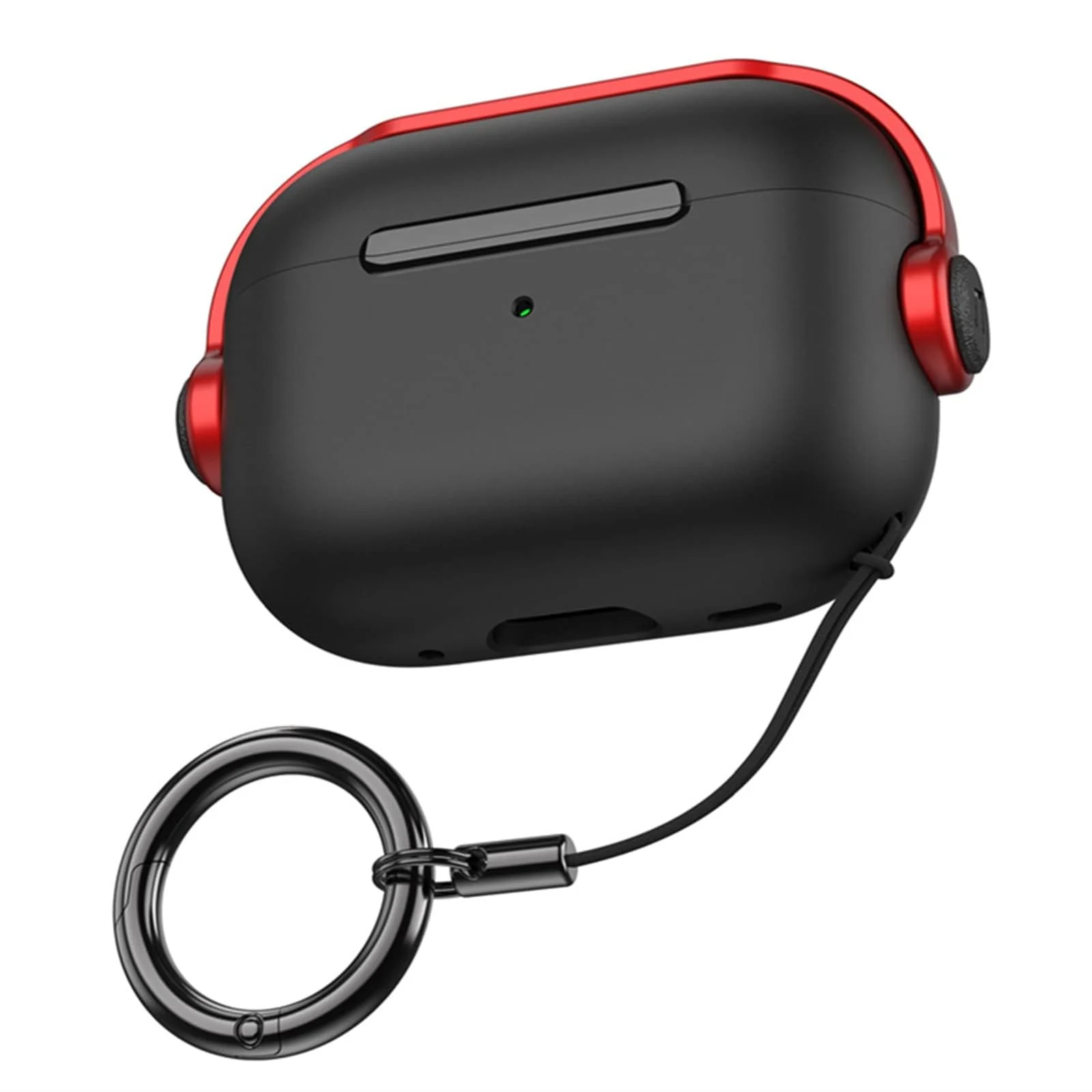 DL3 Mobilak Protective Case for AirPods Pro Skin Case Compatible with AirPods Pro 2019 - Black Red