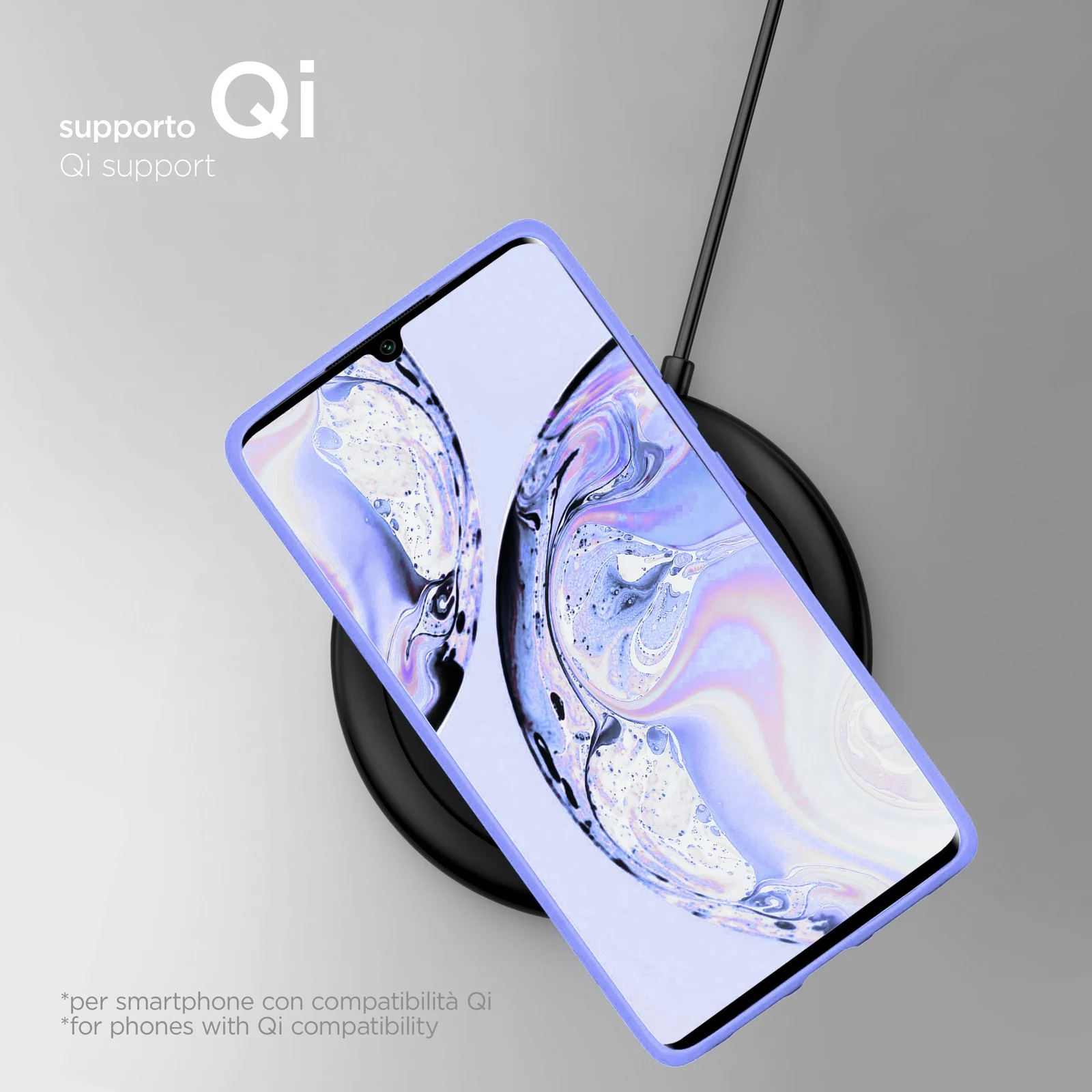 DL3 Mobilak Xiaomi Mi Note 10 Lite Case, Soft Flexible Silicone Gel Rubber Bumper Cover, Full Body Shockproof Protective Phone Case - Baby Blue