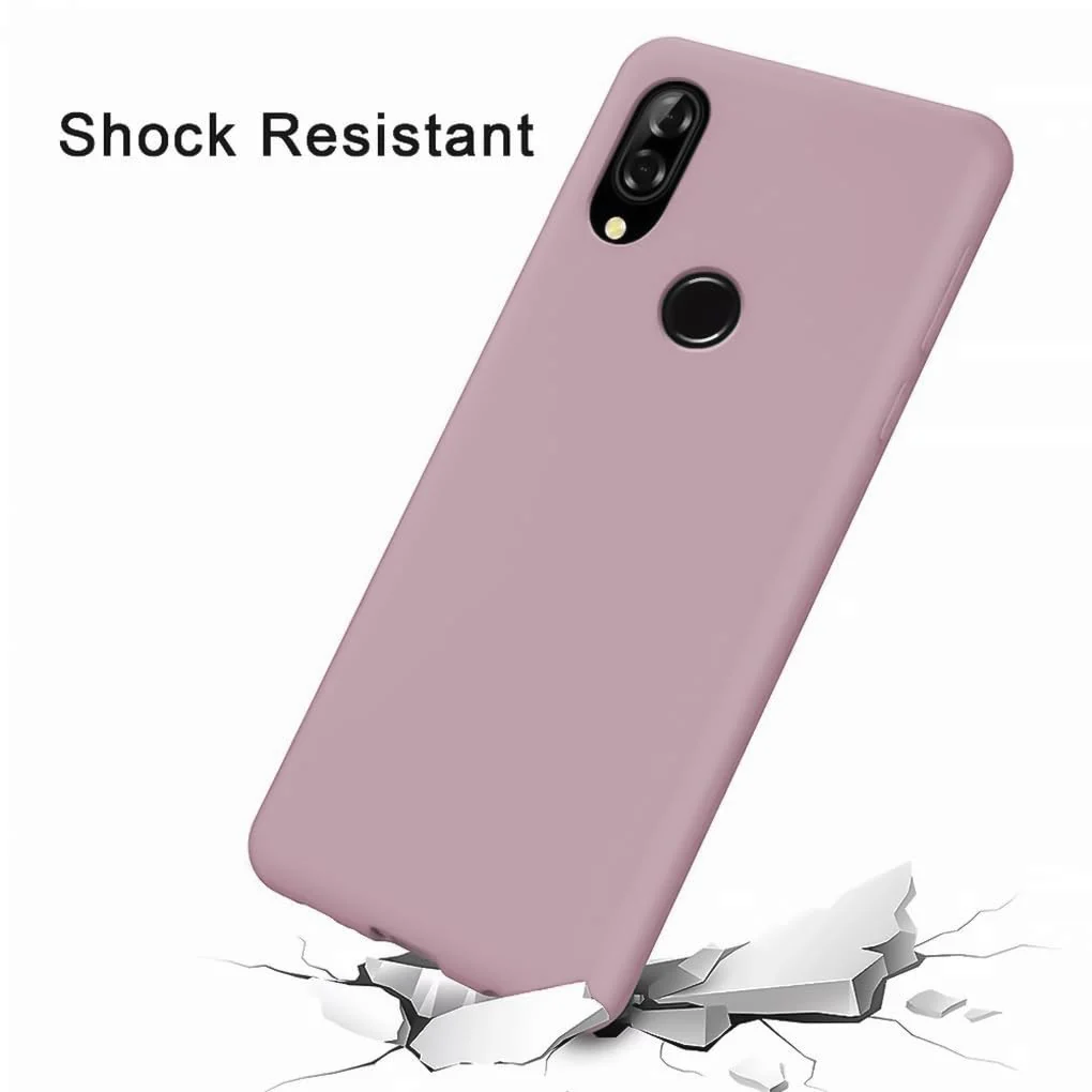 DL3 Mobilak Silicone Protective Case for Huawei nova 3i, Shock-absorbing protection, Scratch-resistant surface, Soft microfiber lining - Cashmere