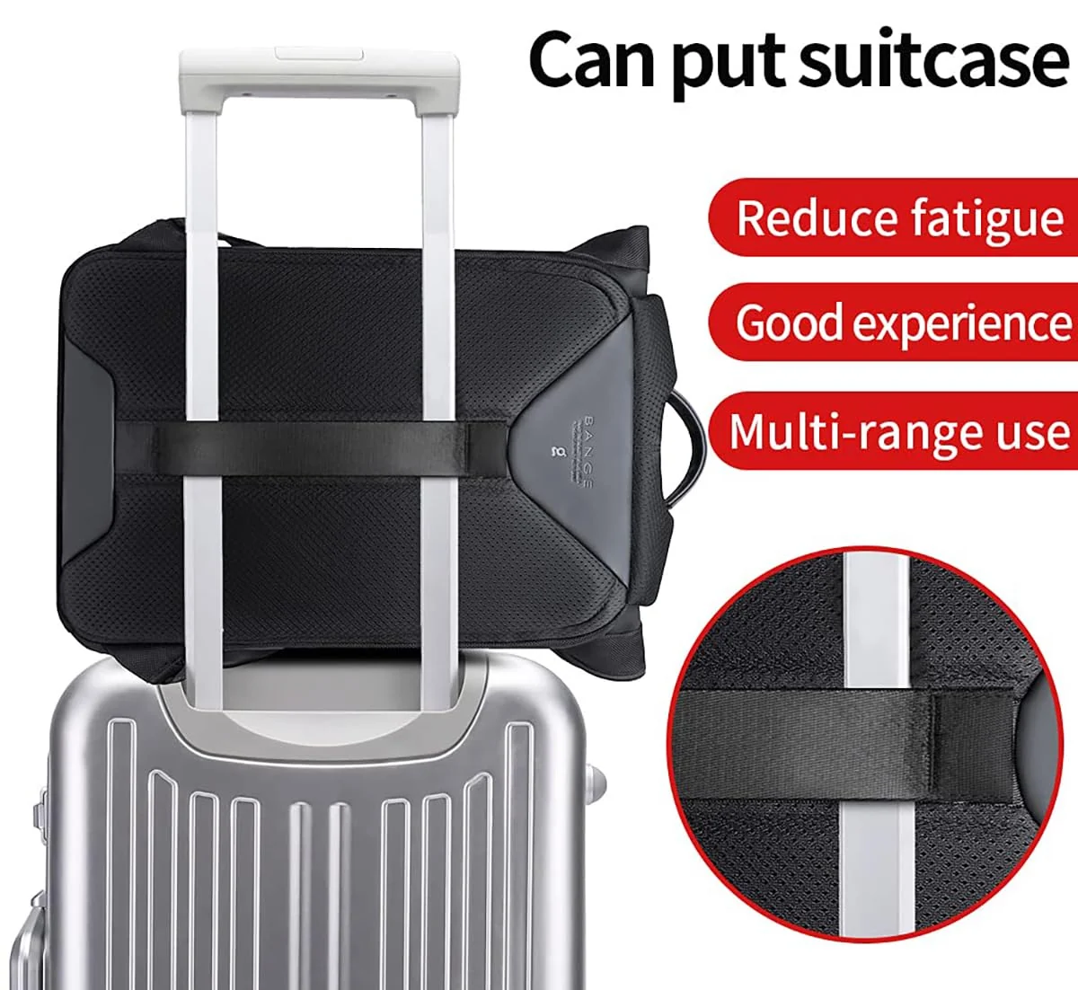 Mobigon 17 Inch Laptop Backpack Durable Business Computer Travel Backpack with USB Charging Port, Lightweight Casual Bag Daypack for College School Work Office Men, MacBooks, Surface - Black