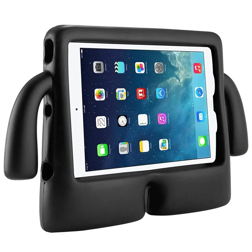 DL3 Mobilak Kids Case for iPad Air 5th/4th Generation, iPad 10th Generation Case 10.9'', iPad Pro 11 Inch Case 2022 2021 2020 Case Shockproof Heavy Duty Cute Cover for Boys Girls - Black