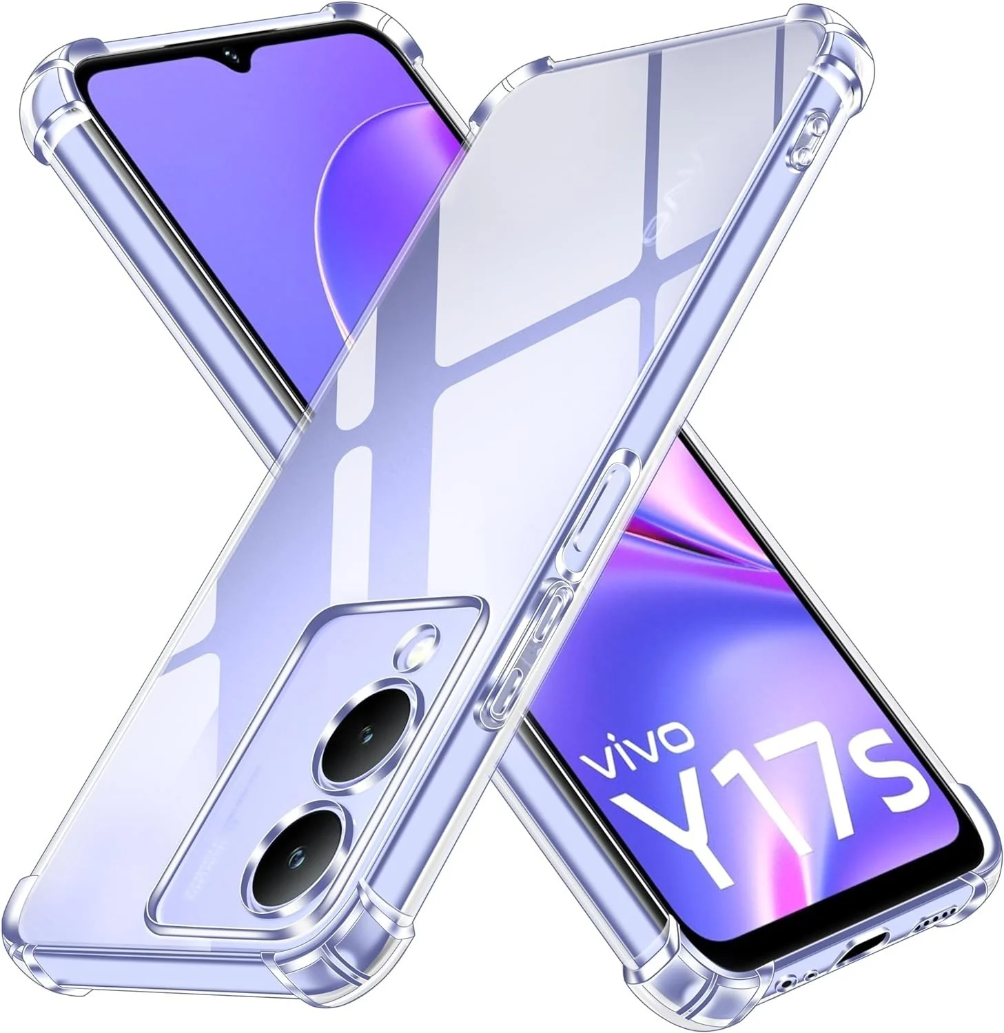 DL3 Mobilak Clear TPU Case for vivo Y17s, Camera protection, Shock-absorbing protection, Scratch-resistant surface - Clear