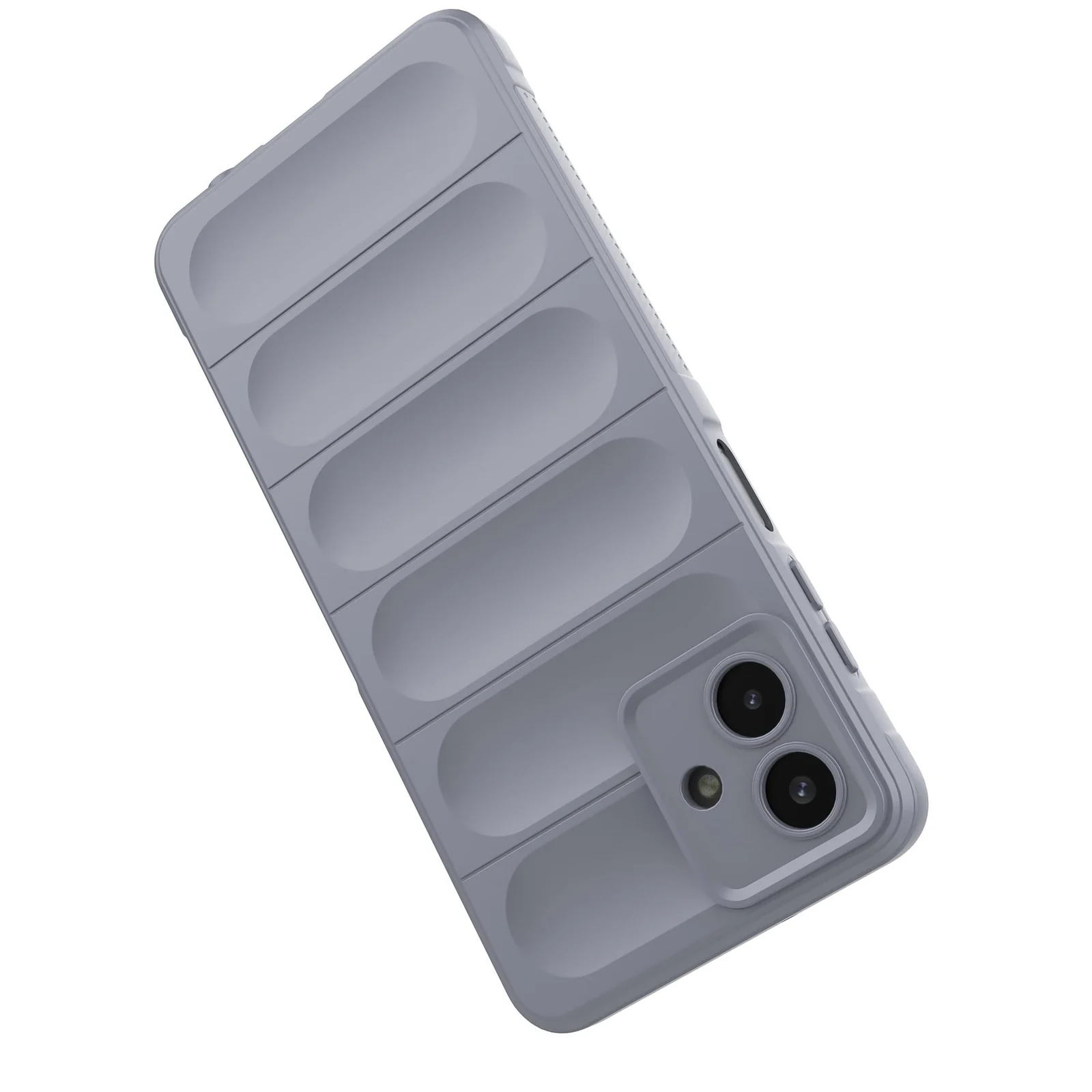 DL3 Mobilak Soft Silicone Protective Case for Samsung Galaxy A07 with Camera Protection and Shockproof Design - Gray