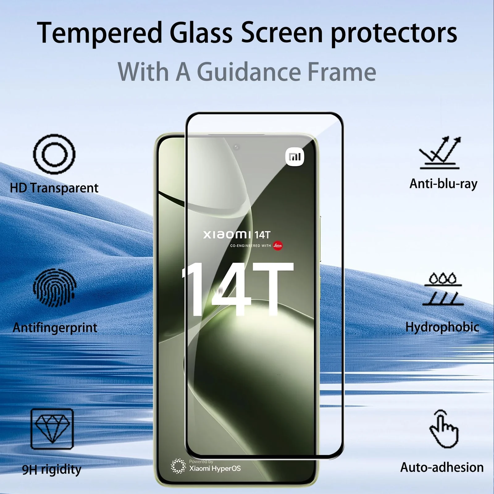 DL3 Mobilak for Xiaomi 14T / Xiaomi Mi 14T Pro/Xiaomi Poco F7 Pro / F7 Ultra/Poco X7 Pro Tempered Glass Screen Protector, 9H Hardness Anti-Scratch Tempered Glass flim, Case Friendly, Anti-Scratch - Clear
