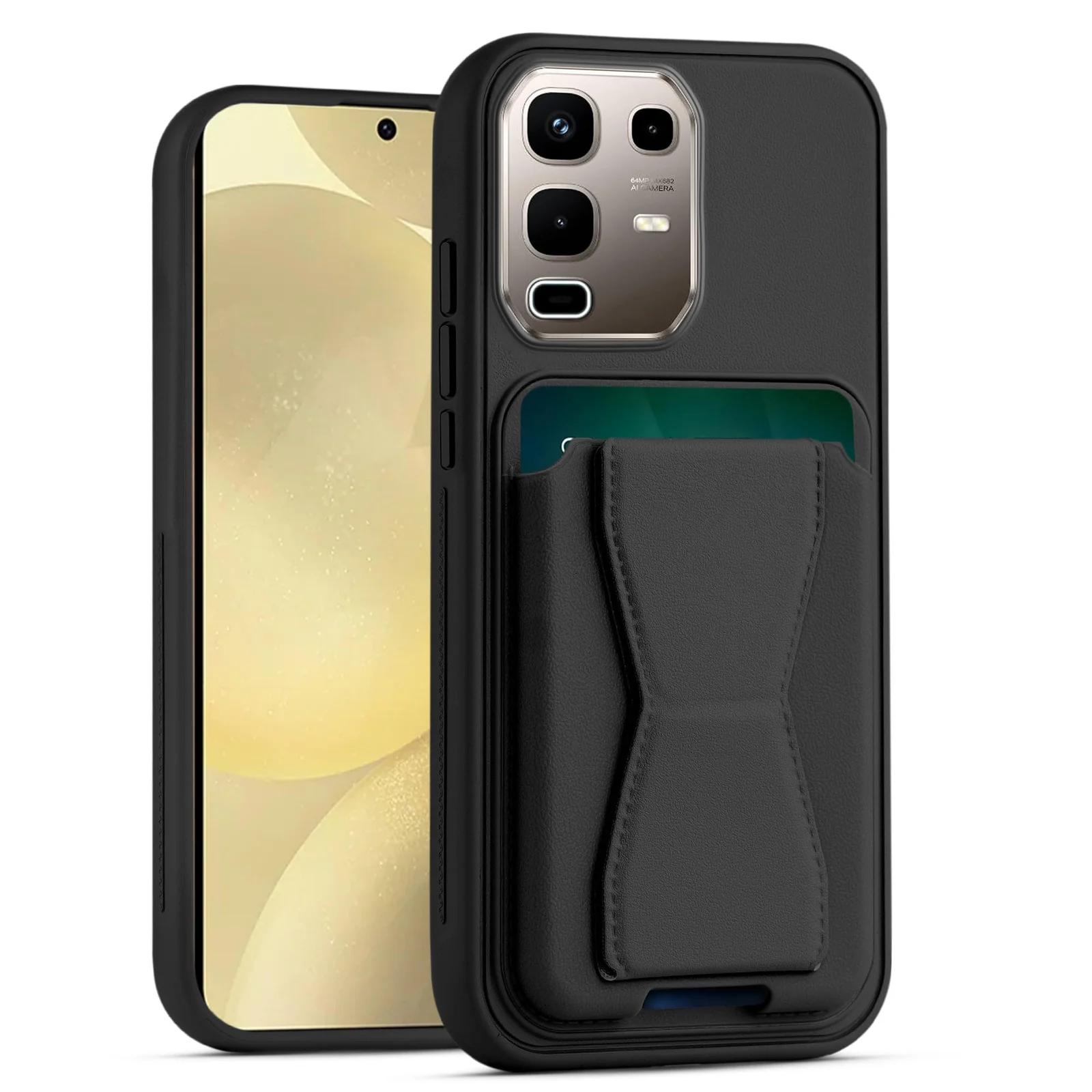 DL3 Mobilak Leather Wallet Case for Infinix Note 50S, Camera protection, Shock-absorbing protection, Built-in kickstand