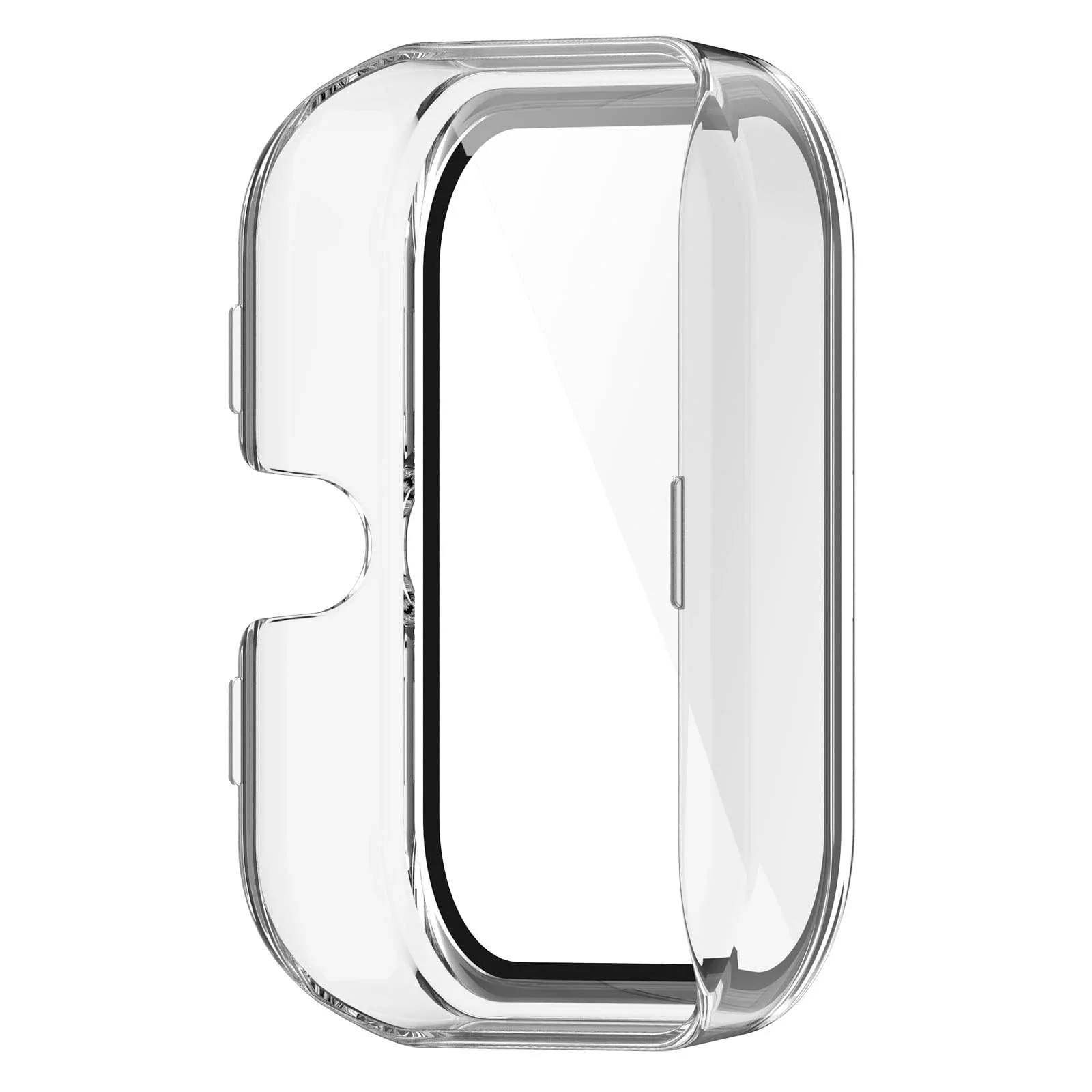 DL3 MOBILAK Full-Coverage Watch Case with Tempered Glass for Amazfit Bip 3 / Bip 3 Pro, Clear