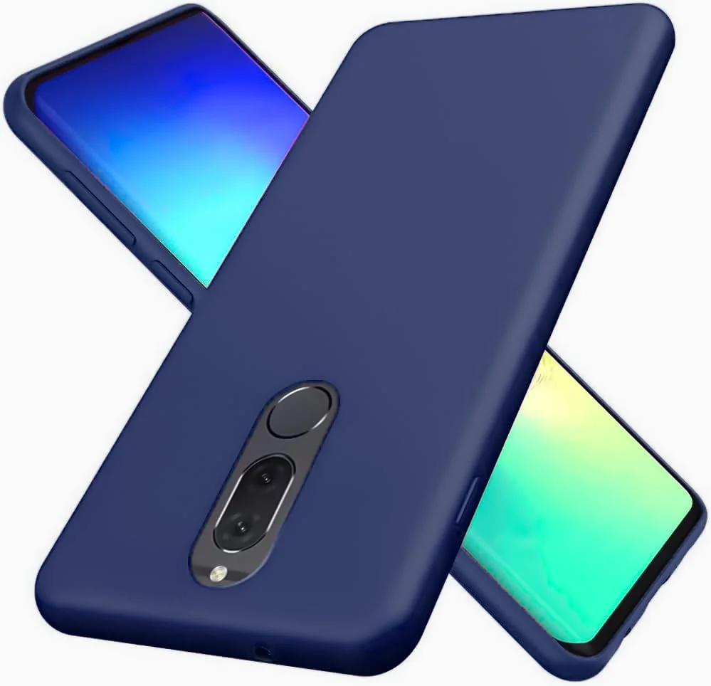 DL3 Mobilak Silicone Protective Case for Huawei Mate 10 Lite, Shock-absorbing protection, Scratch-resistant surface, Soft microfiber lining - Blue 1