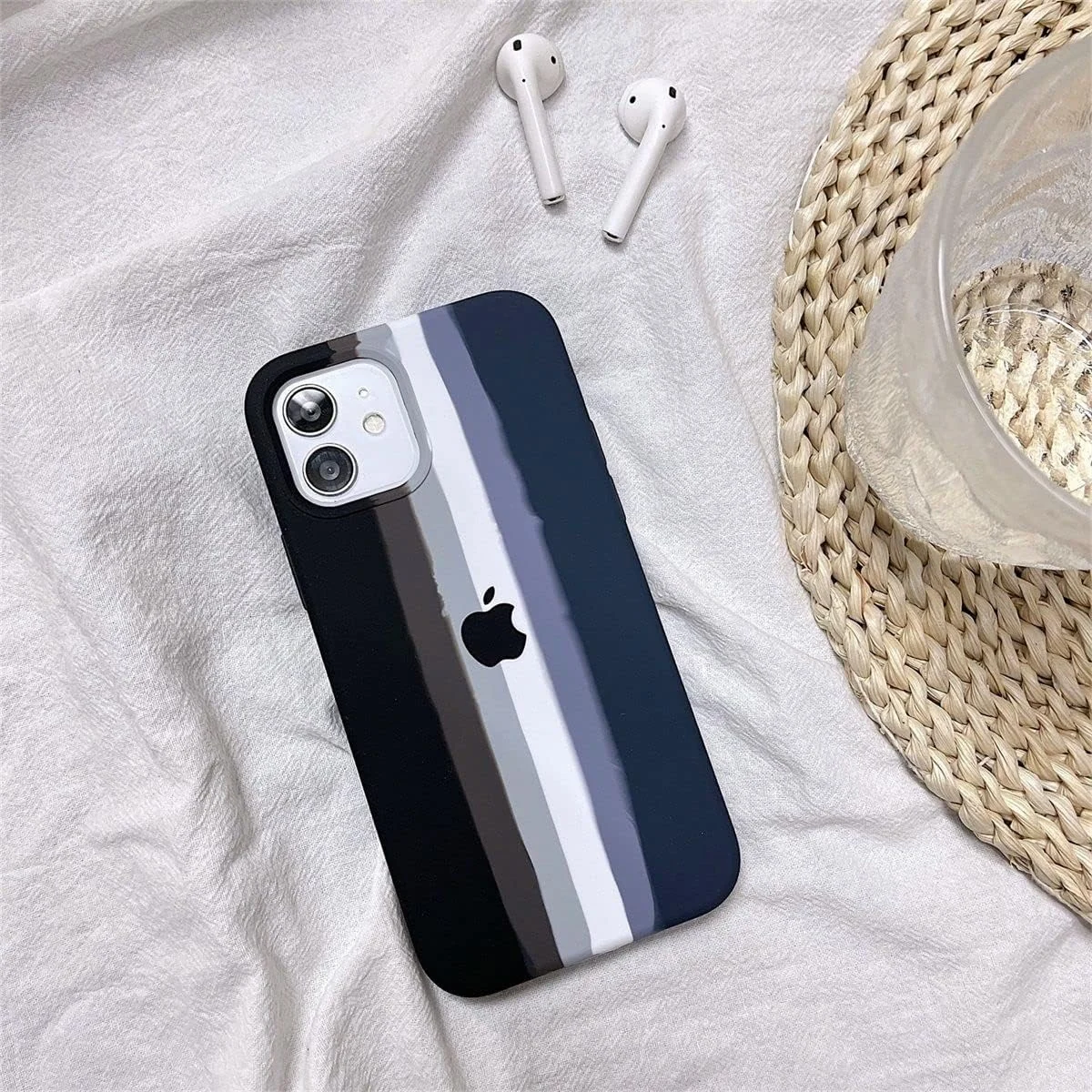 DL3 Mobilak Compatible with iPhone 14 Pro (6.1 Inch) Case, Liquid Silicone Case, Full Body Protective Cover, Shockproof, Slim Phone Case, Anti-Scratch Soft Microfiber Lining - Multicolor 2
