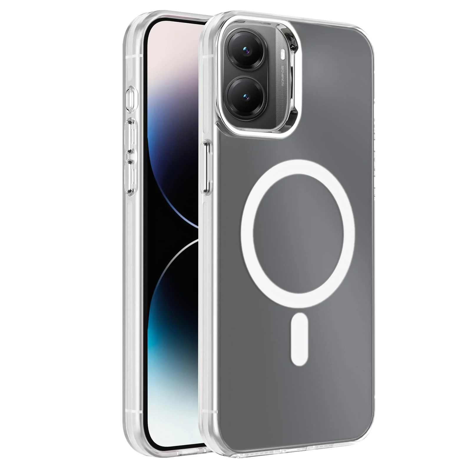 DL3 Mobilak Case for Xiaomi Poco X7 Pro 5G Case Crystal [Not Compatible with magnetic charging accessories] Soft TPU Gel Case Flexible Silicone Anti-Scratch TPU Cover - Clear