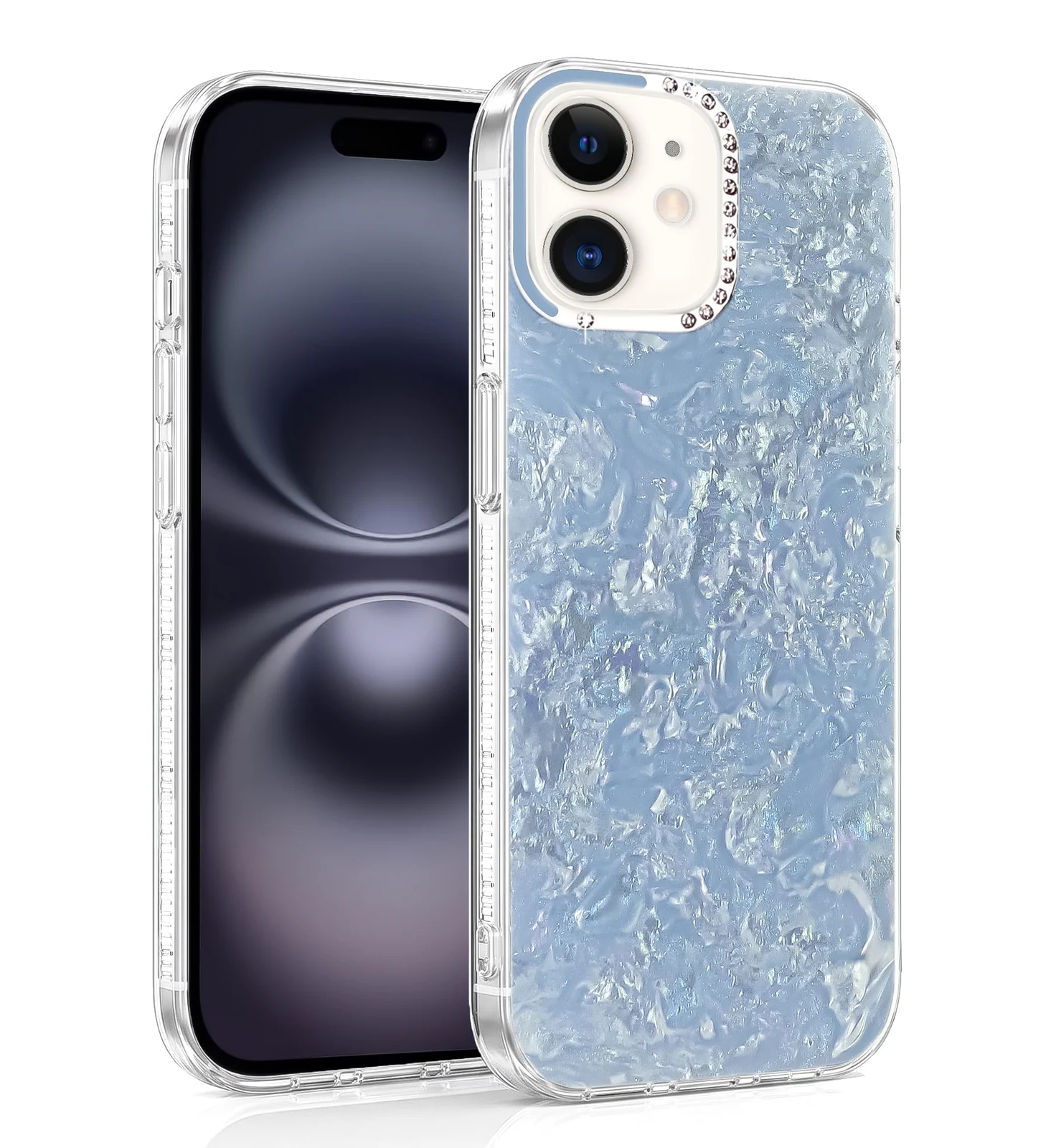 DL3 Mobilak Glitter Rhinestone Protective Case for iPhone 11 with Shockproof Design