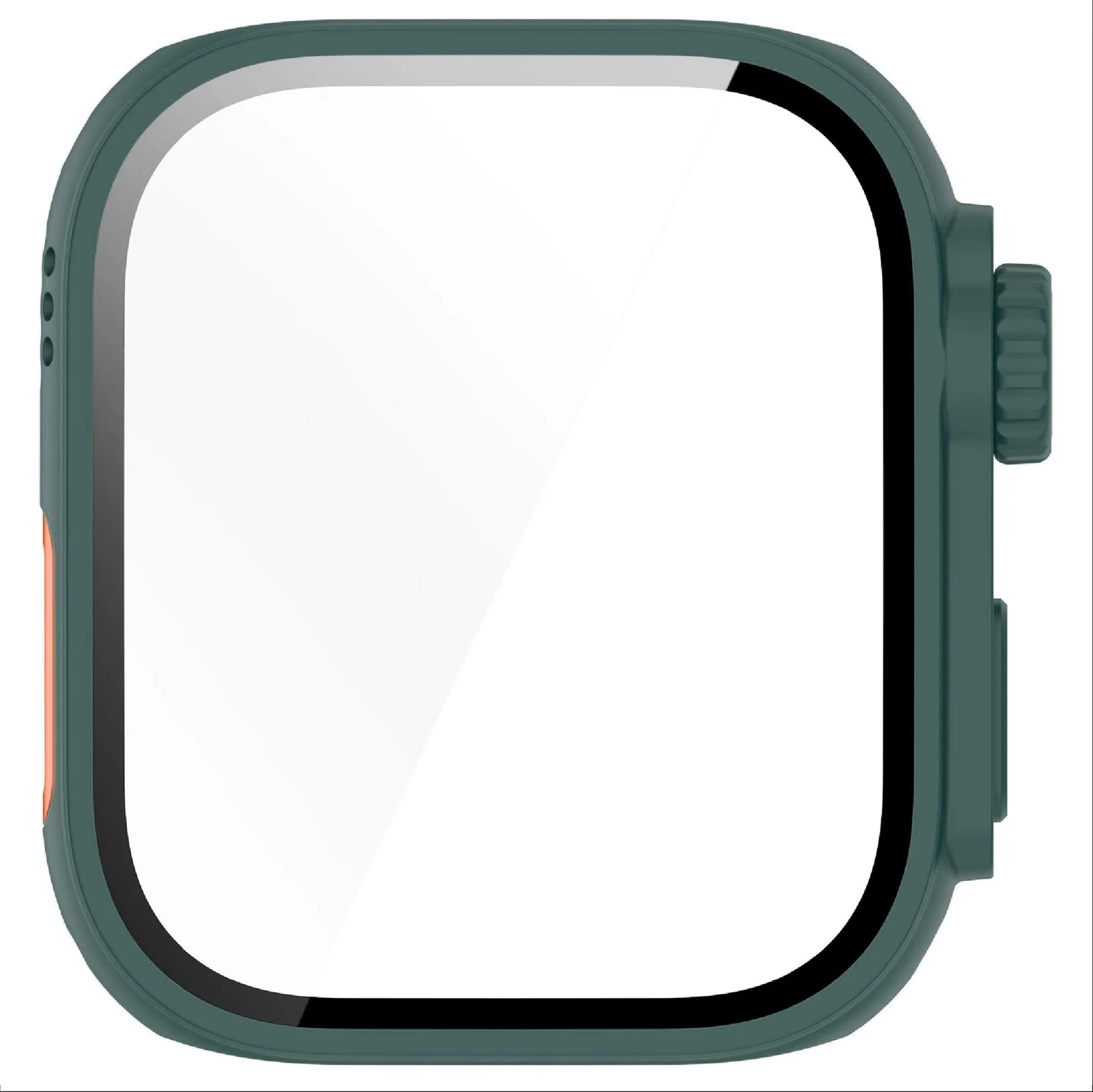DL3 MOBILAK Ultra-Style Watch Case with Tempered Glass for Huawei Watch Fit 3, Green