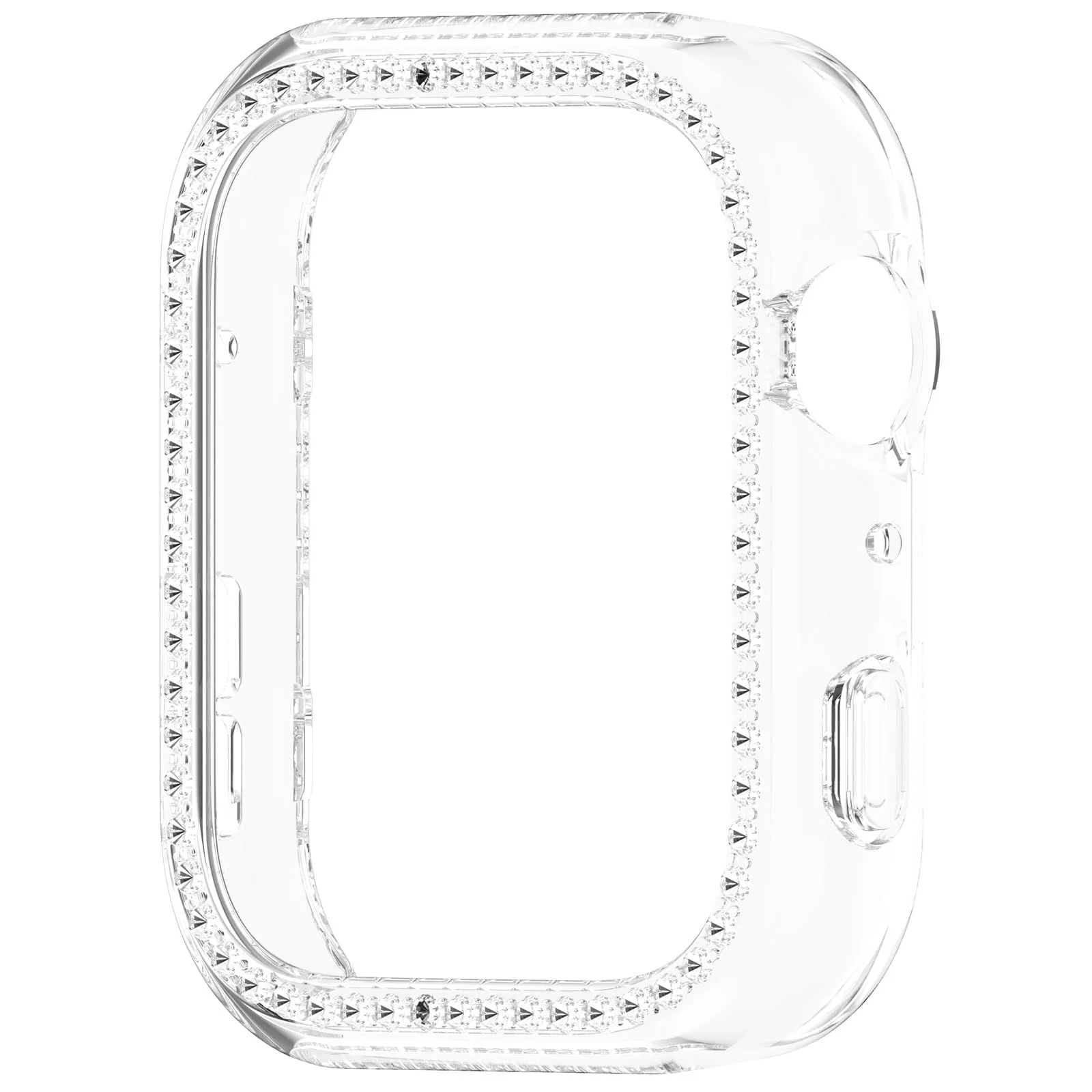 DL3 MOBILAK Crystal Bling Hard PC Watch Bumper for Huawei Watch Fit 5, Clear