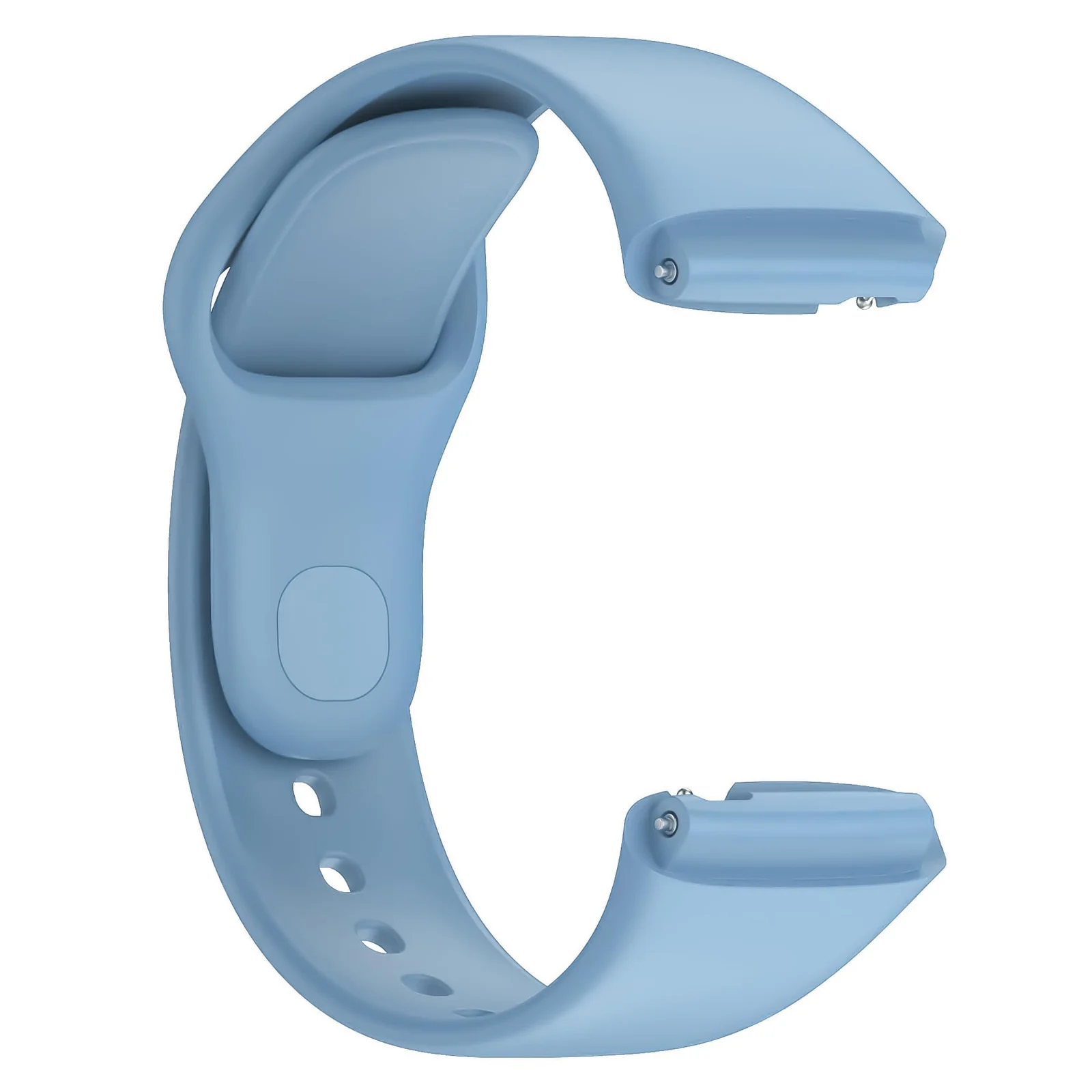 DL3 Mobilak Strap Silicone Compatible With Xiaomi Redmi Watch 3 Active/Redmi Watch 3 Lite, Sport Silicone Watch Band Wrist Strap, Bracelet Wristband Wrist Strap - Sky Blue