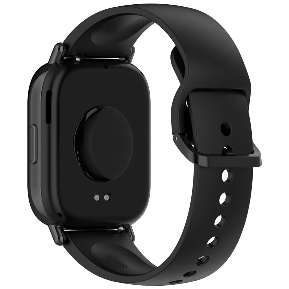 DL3 Mobilak Straps Compatible with Xiaomi Redmi Watch 5 Active/Redmi Watch 5 Lite Bracelet, 22mm Soft Silicone Replacement Band Sports Strap Wristbands [Wear-resistant] [breathable] - Black
