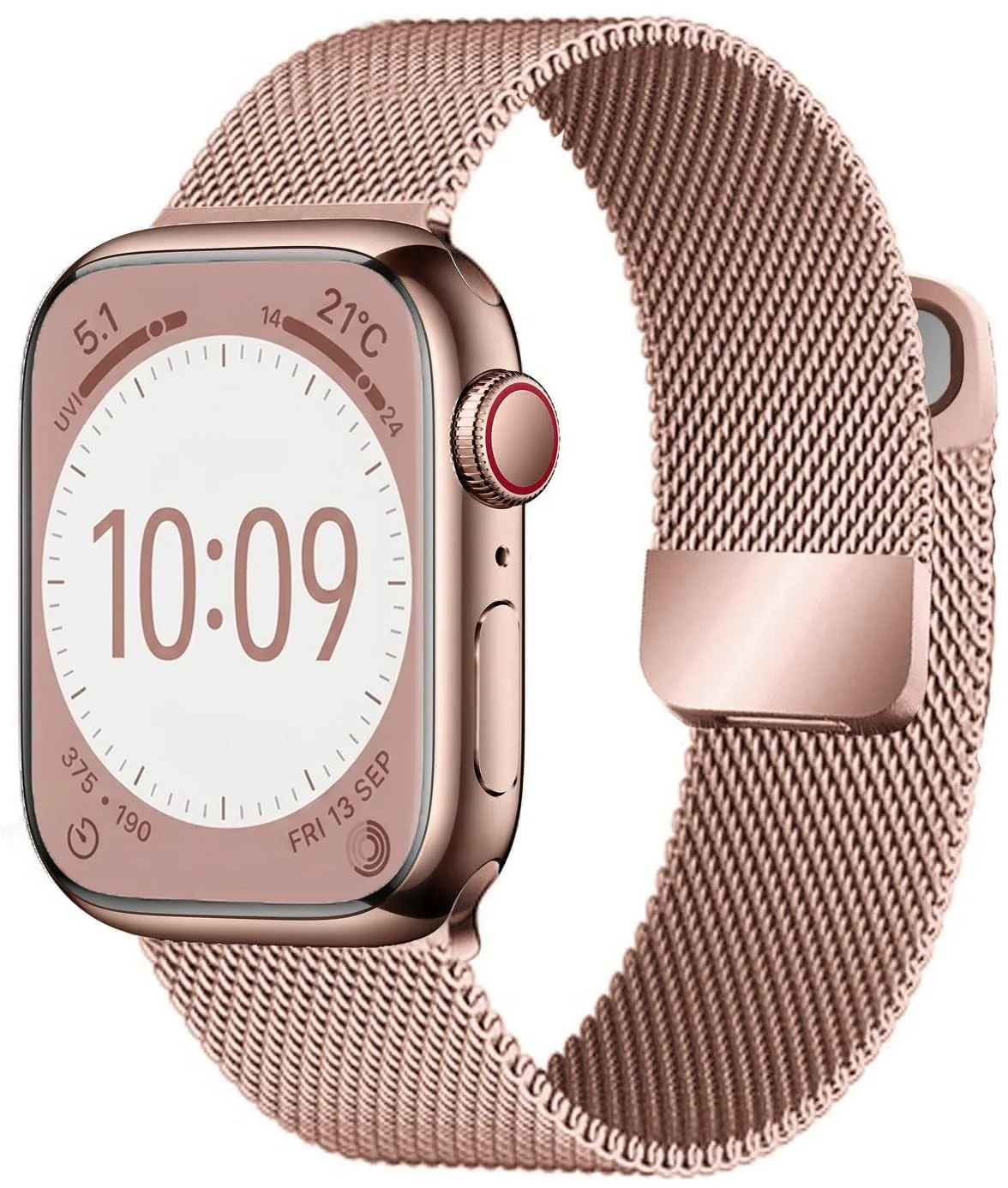42mm/44mm/45mm/49mm — DL3 MOBILAK Milanese Loop Compatible With Apple Watch Ultra 3 2 1 49mm 46mm 45mm 44mm 42mm, Stainless Steel Mesh Band Magnetic Clasp, Adjustable Metal Strap for iWatch Series 11/10/9/8/7/6/5/4/SE