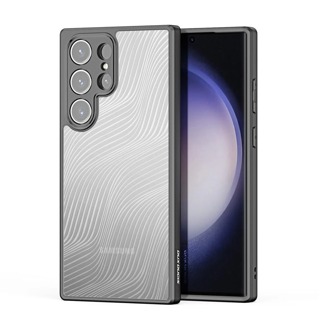 DL3 Mobilak Compatible with Samsung Galaxy S24 Ultra Case Waterproof, Full-Body Heavy Duty Shockproof Phone Case, Translucent Matte Cover, Built-in Camera Lens Protective - Black