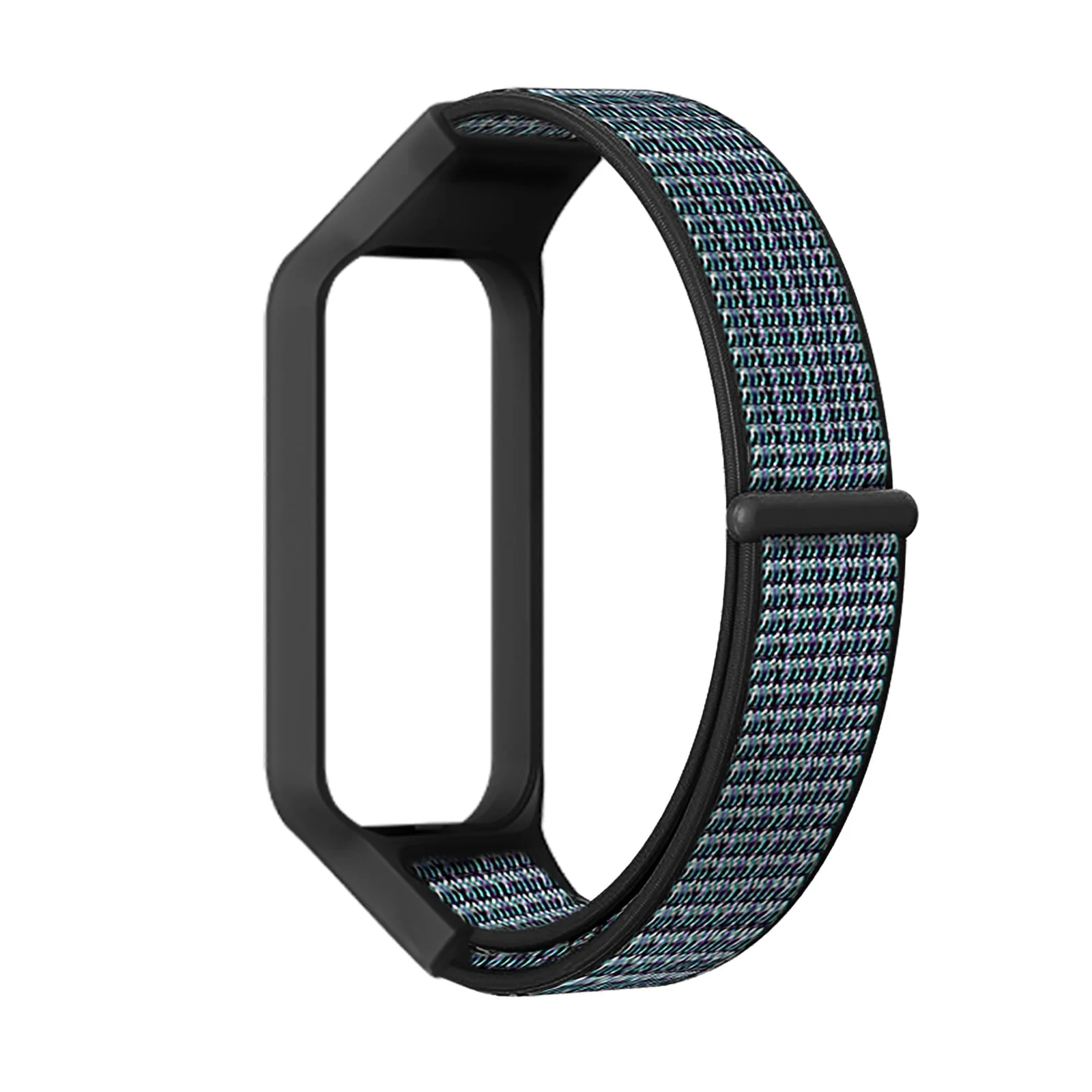 DL3 Mobilak Nylon Strap for Redmi Smart Band 2 / Xiaomi Smart Band 8 Active, Sports Bracelet and Replacement Strap Soft Breathable for Xiaomi Mi Band 8 Active/Redmi Band 2 - Hyper Grape