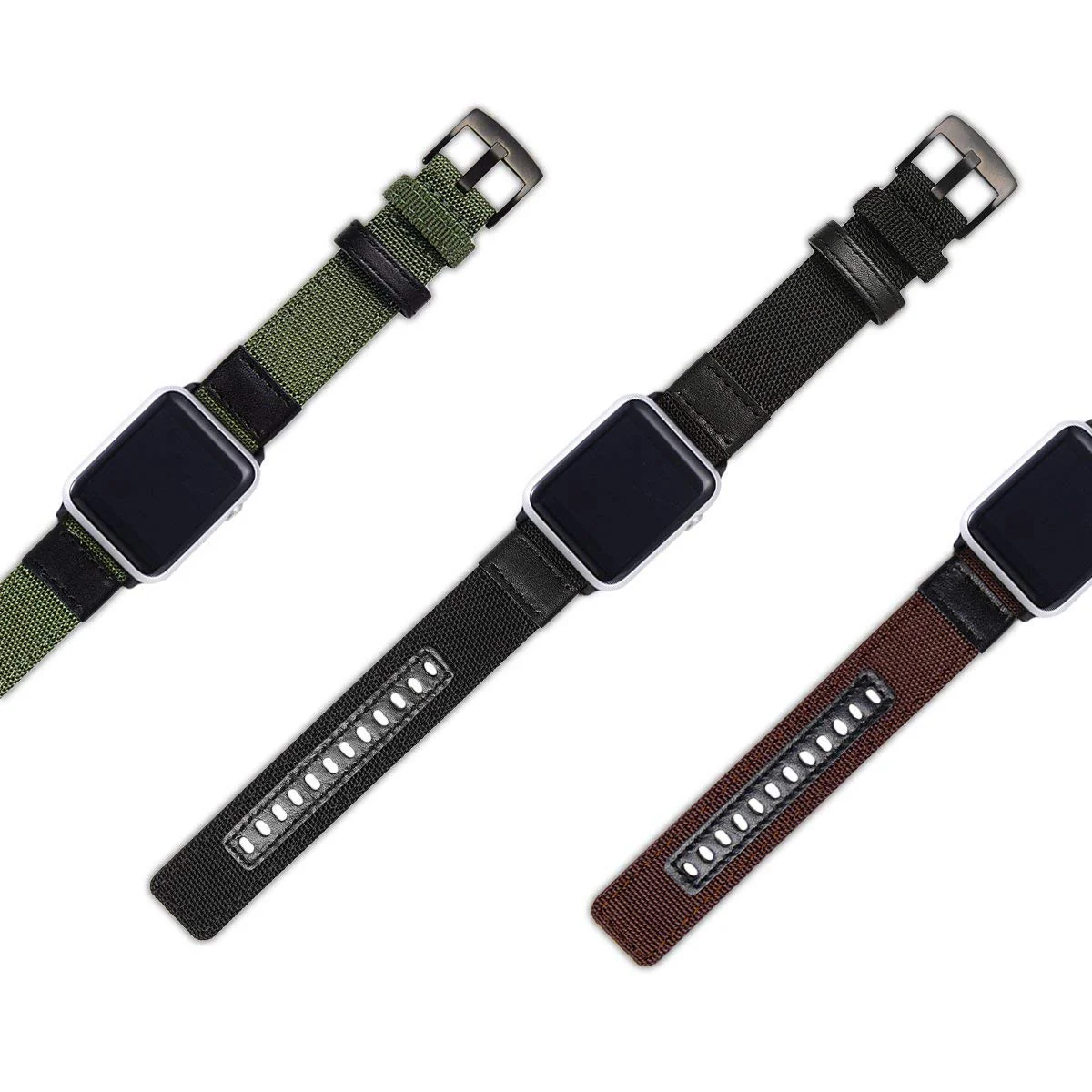 DL3 Mobilak Nylon Solo Loop Stretchy Straps For Apple Watch Band 49mm 45mm 44mm 42mm 41mm 40mm 38mm, Elastic Wristbands for iwatch Series 8 Ultra 7 6 5 4 3 2 1 Se (A. , 38MM/40MM/41MM) - A.Black