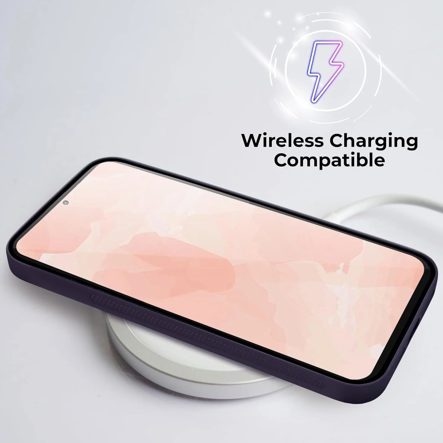 DL3 Mobilak Case for Samsung Galaxy A17 5G Heat Dissipation with Built-in Camera Lens Protector Slim Fit Breathable Cooling Anti-Fingerprint Hard PC Back Shockproof Cover - Purple