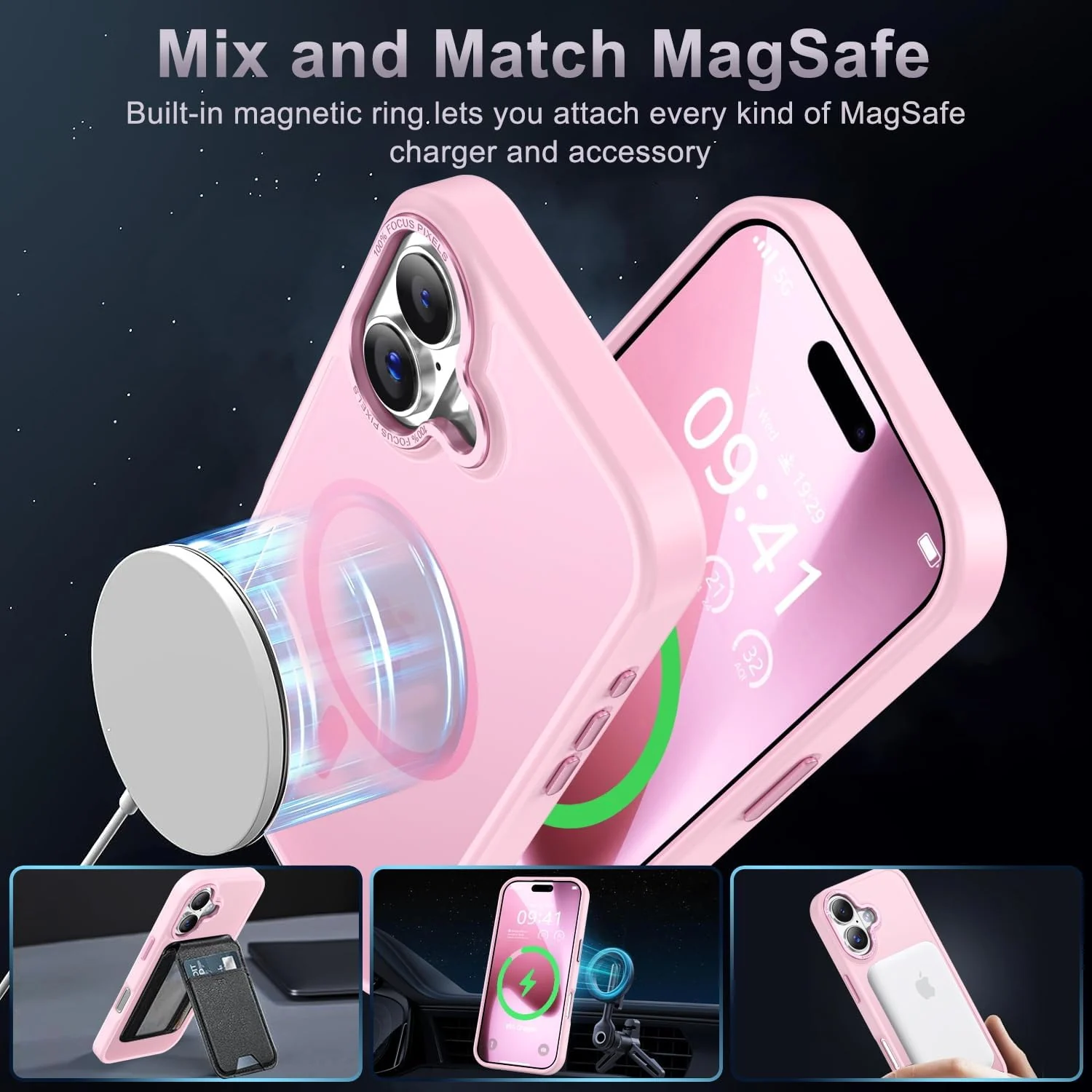 DL3 MOBILAK Protective Phone Case for Apple iPhone 17 - Pink