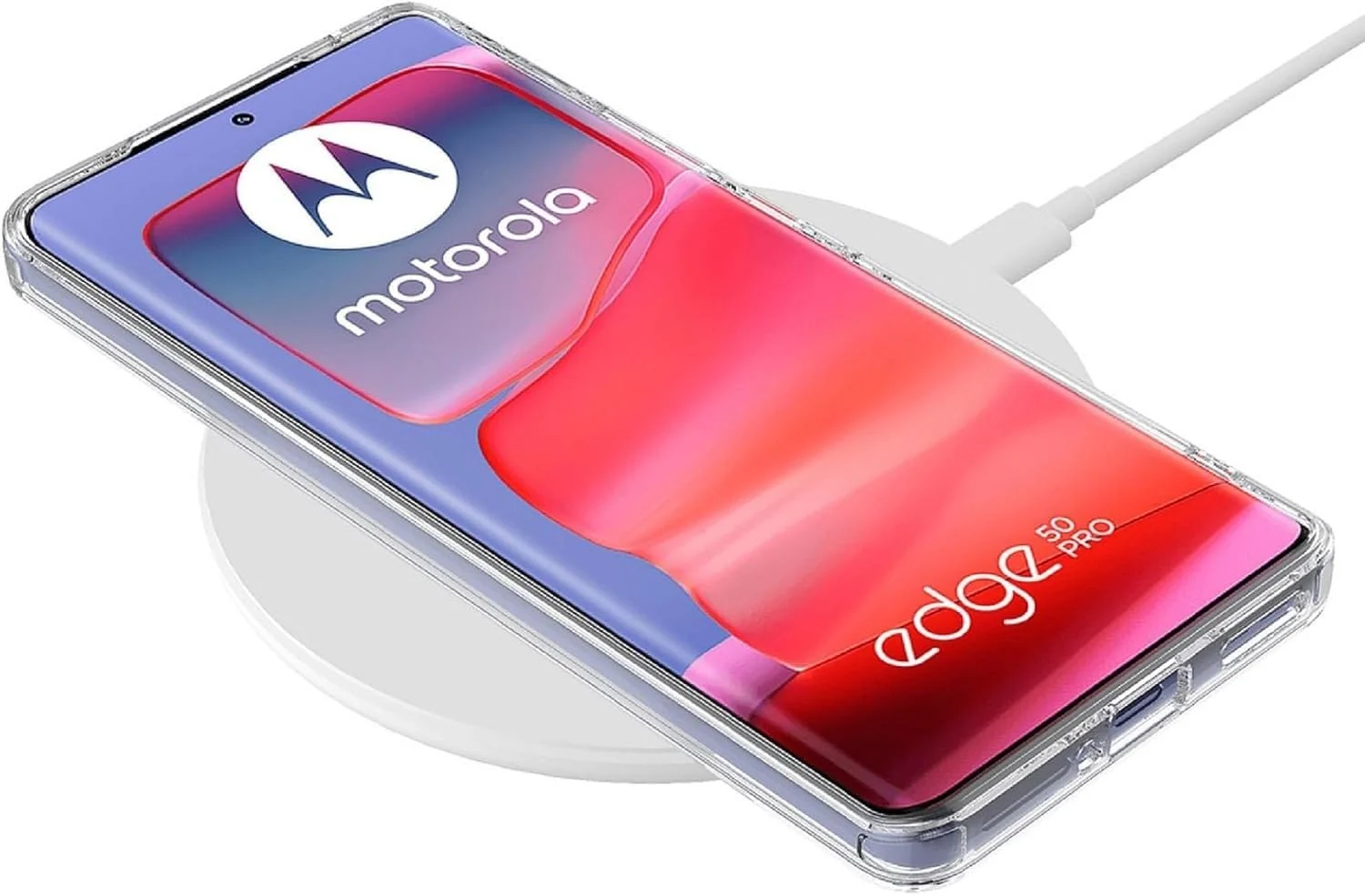 DL3 Mobilak for Motorola Moto Edge 60 Stylus Case [Compatible with MagSafe] [Strong Magnet] [Non-Yellowing] Magnetic Slim Thin Bumper Phone Cover, Lightweight, and Durable - Clear