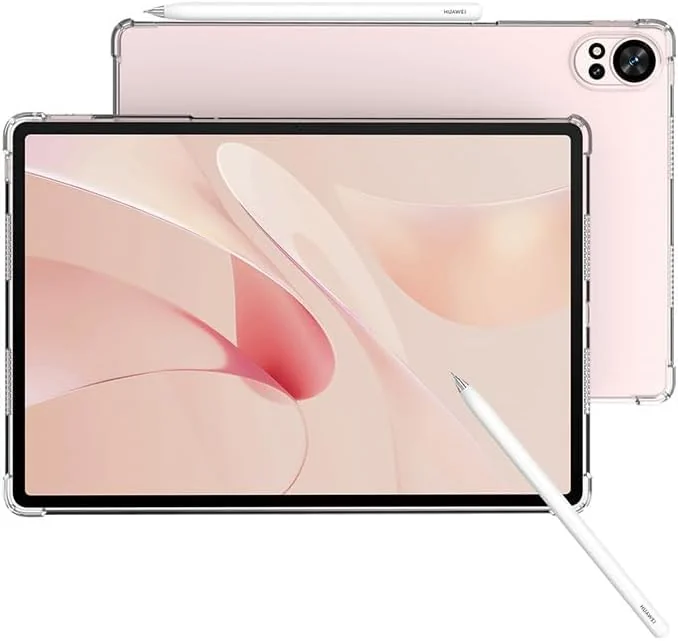 DL3 Mobilak Case For Huawei MatePad Air 12 inch 2024/Matepad 12X 2024 Case Matepad 12X 2024, Ultra Thin Silicone Shockproof Back Shell HD TPU Protective Cover - Clear