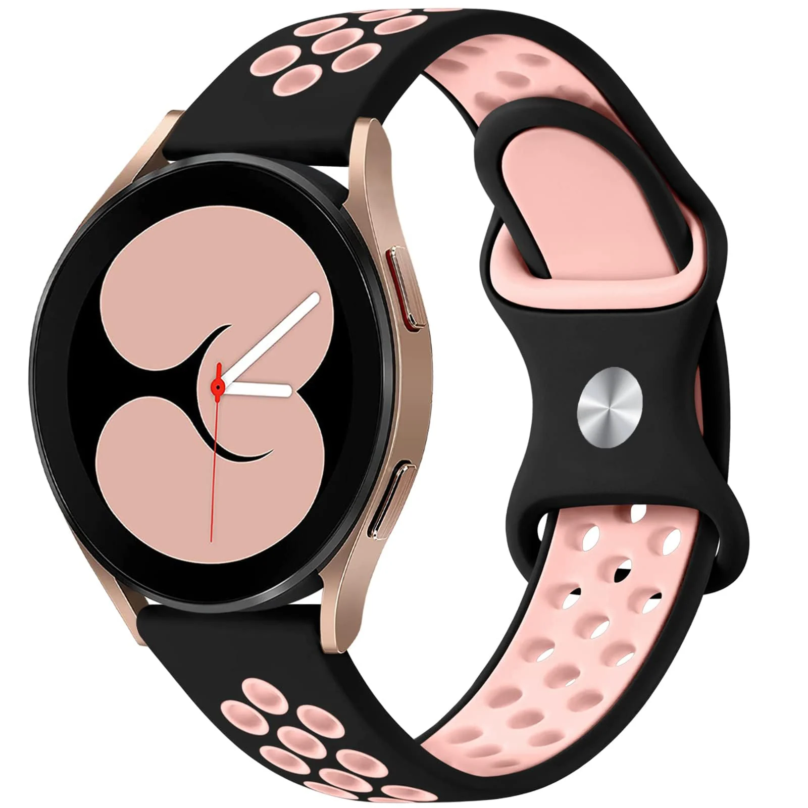 Dl3 Mobilak Silicone Sport Bands 20MM Strap For Samsung Gear Sport/Watch 4/Watch 5/Watch 5 Pro/S2 classic/active 2 40MM 44MM/Amazfit GTS 3/4/4 Mini/Bip 3/Pro/GTS 2 mini/GTS 2e/Bip U (Black & Lemon)