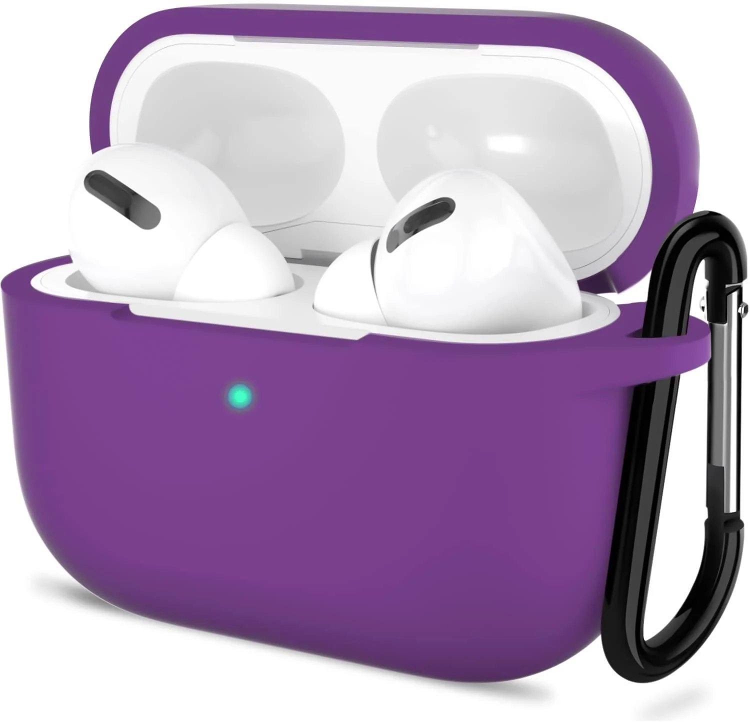 DL3 Mobilak Compatible with AirPods Pro 3 (2025) Generation Case Cover, Protective Silicone Skin with Keychain for Women Men for Apple AirPods Pro Gen 3 (2025), Front LED Visible