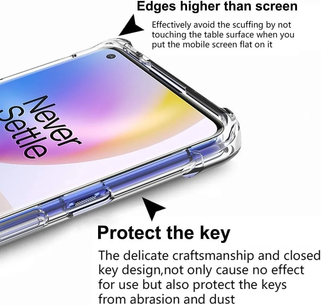 DL3 Mobilak Clear TPU Protective Case for iPhone with Camera Protection and Shockproof Design - Clear