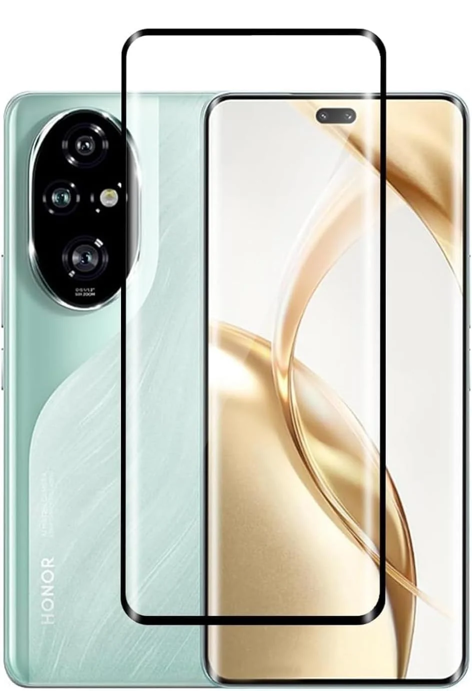 DL3 Mobilak Screen Protector for Honor 200 Pro 5G, Tempered Glass Screen Saver Premium HD Protective, Scratch Resistant, NO-Bubble, 9H Hardness, Full Coverage Film - Clear