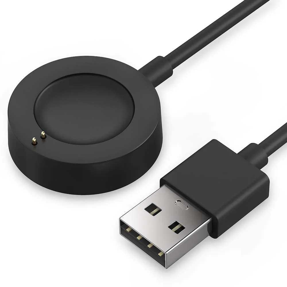 DL3 Mobilak Charger Compatible with Fossil Gen 4 5 5E 6, Emporio Armani, Skagen falster 2, Misfit Vapor 2, Diesel Guard 2.5, Michael Kors Runway - 3.3ft 100cm Smartwatch USB Charging Cable - Unspecified