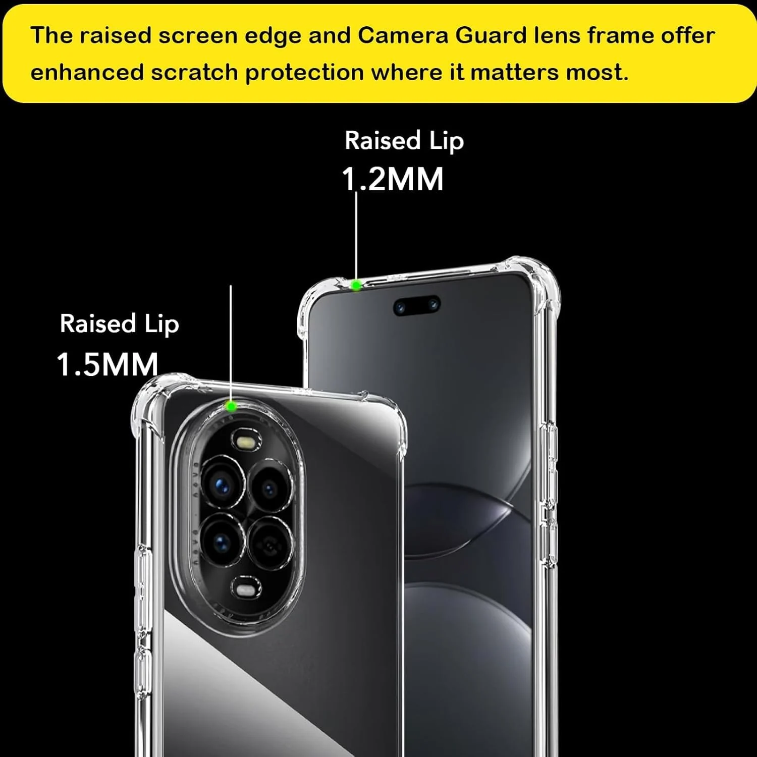 DL3 Mobilak Clear TPU Protective Case for Huawei Nova 13 Pro with Camera Protection and Shockproof Design - Clear